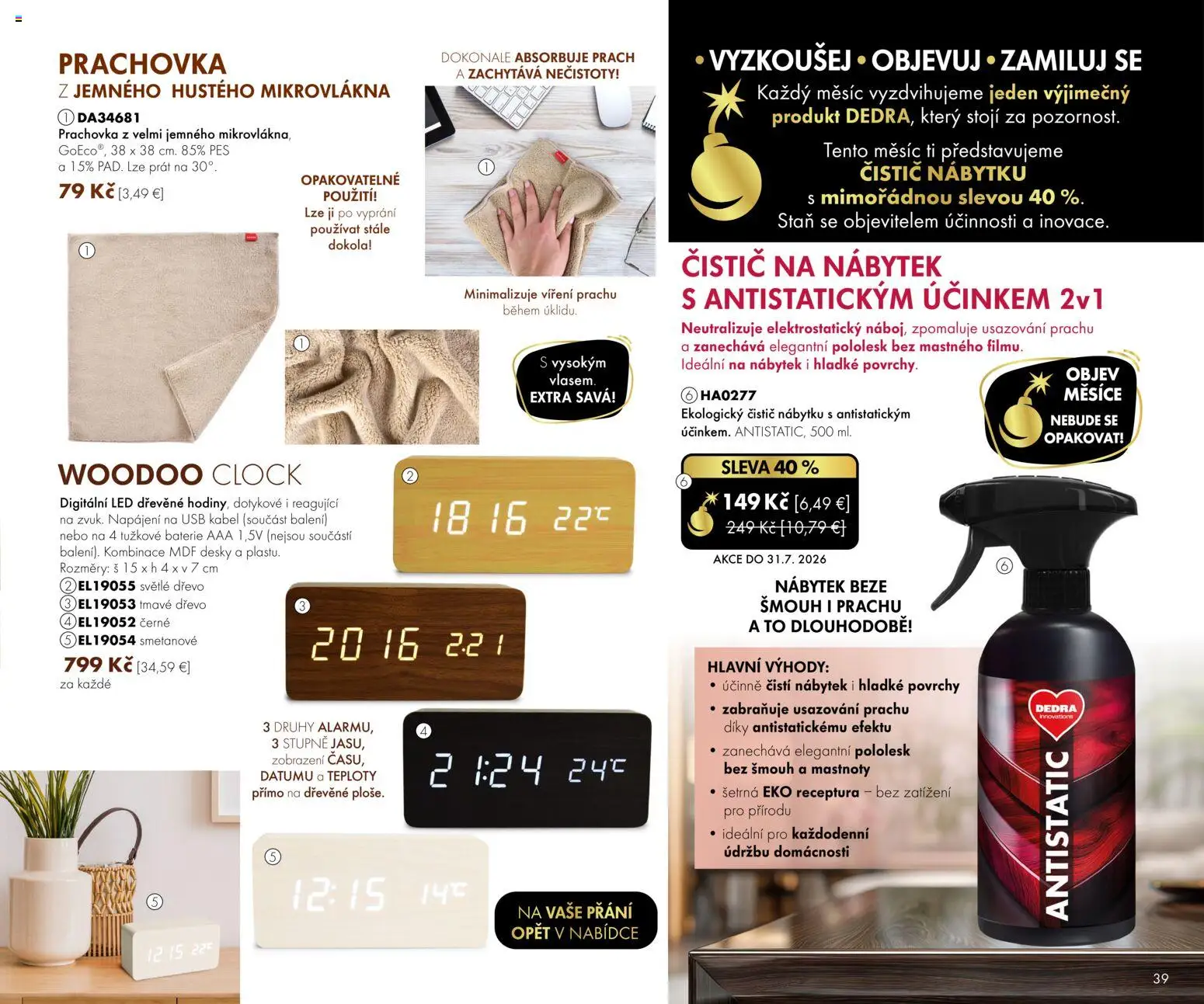 Nové Dedra akcie – leták je platný od 01.07.2026 | Strana: 39