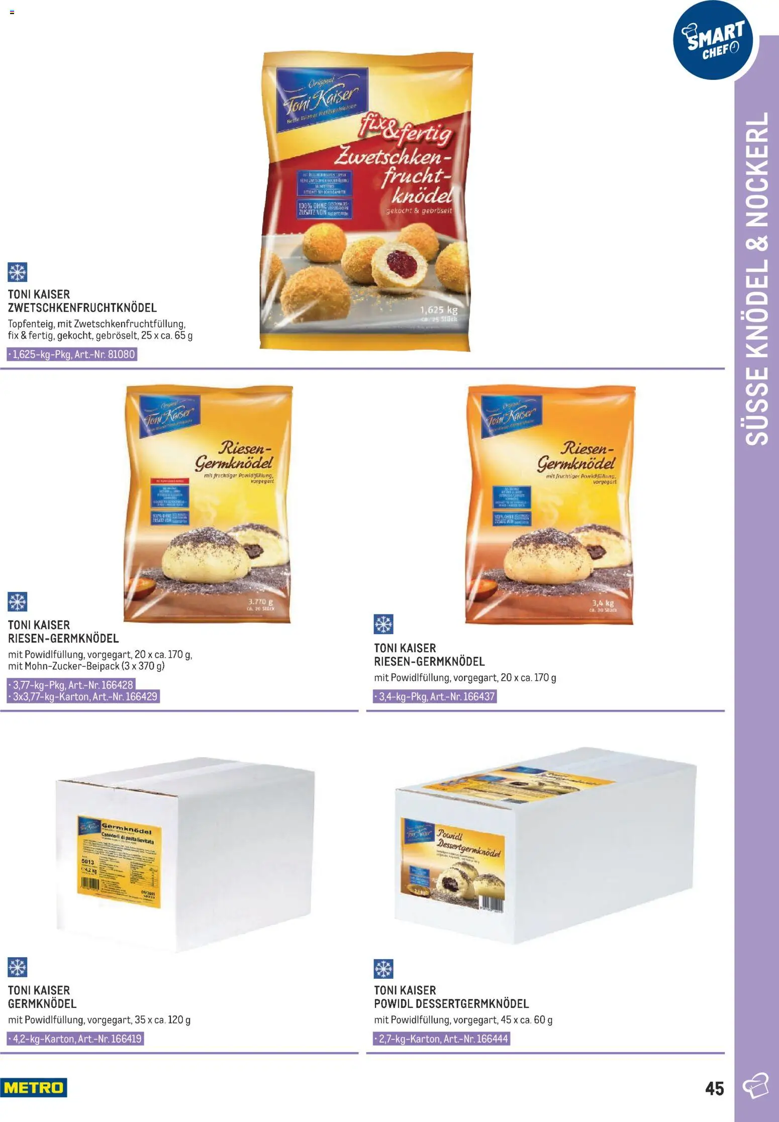 Metro angebote Smart Chef - Dessert gültig ab 01.01.2026 | Seite: 45