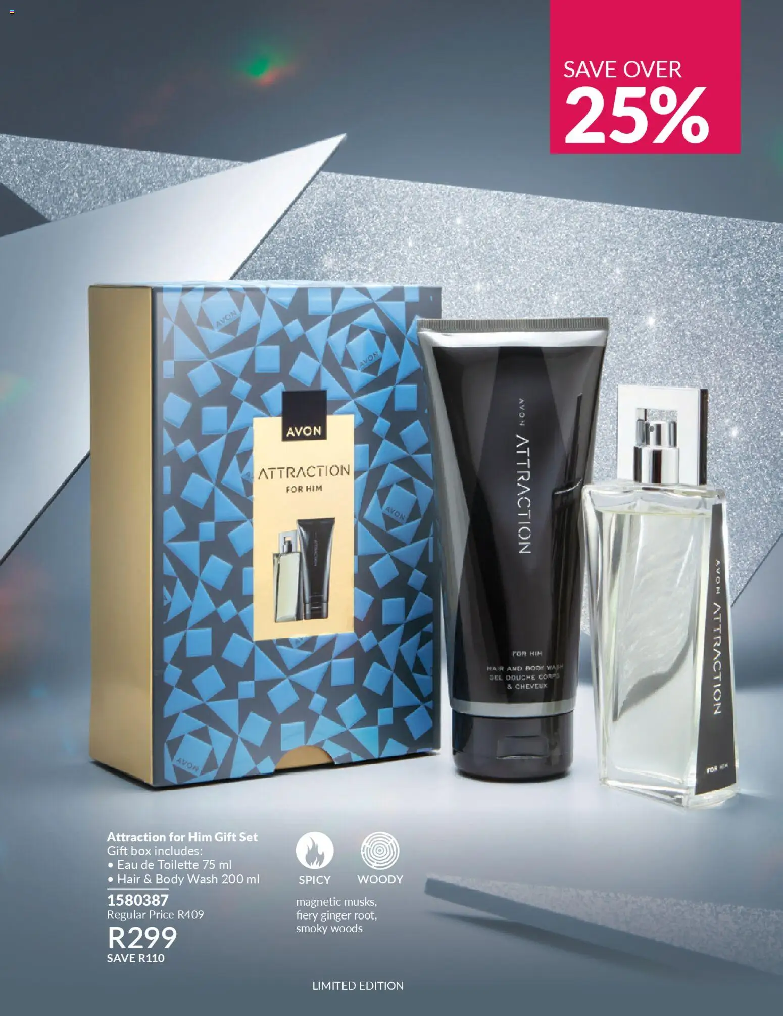 New Avon catalogue – valid from 01.04.2026 | Page: 107 | Products: Box, Fragrance, Eau de toilette, Body wash