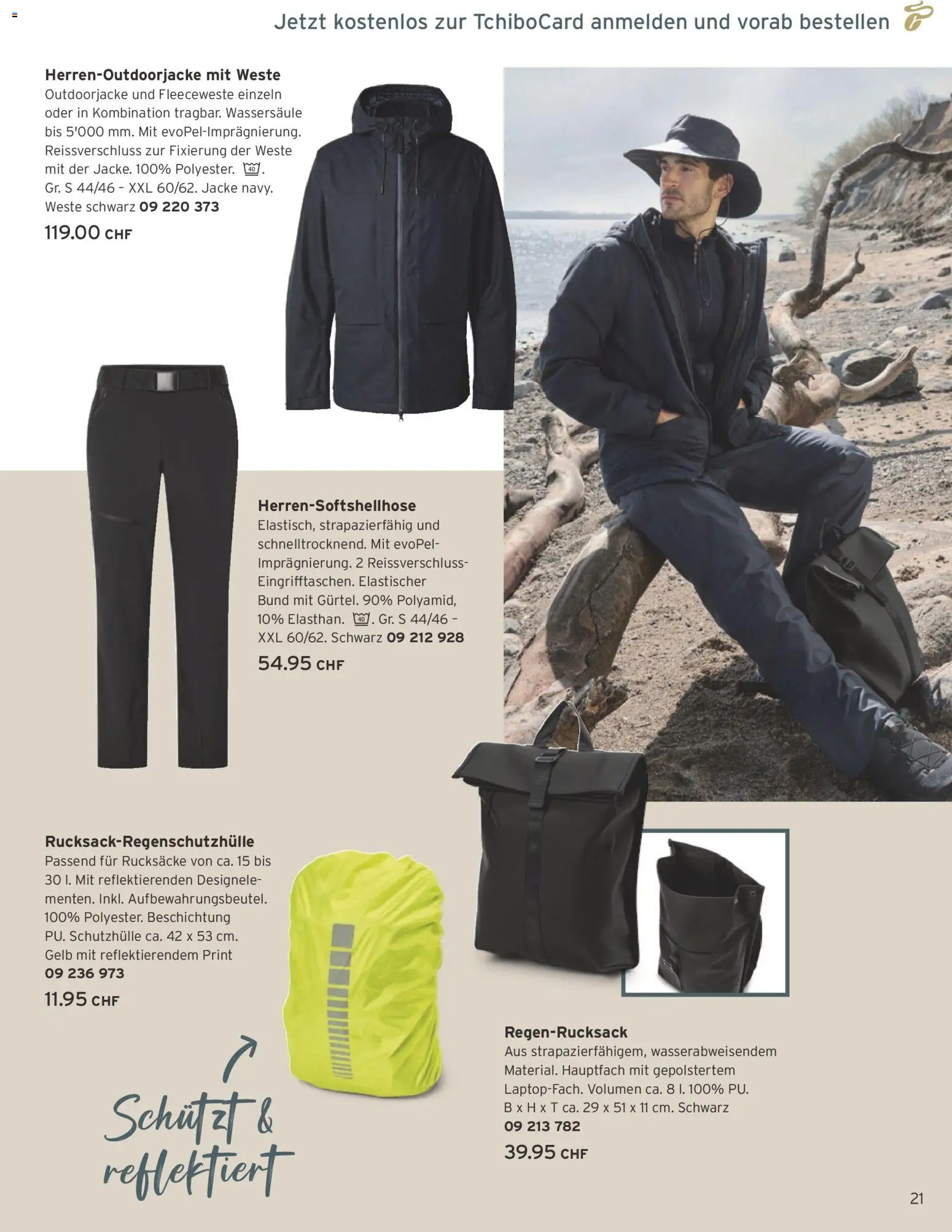 Tchibo aktionen – gültig ab 01.09.2026 | Seite: 21 | Produkte: Weste, Jacke