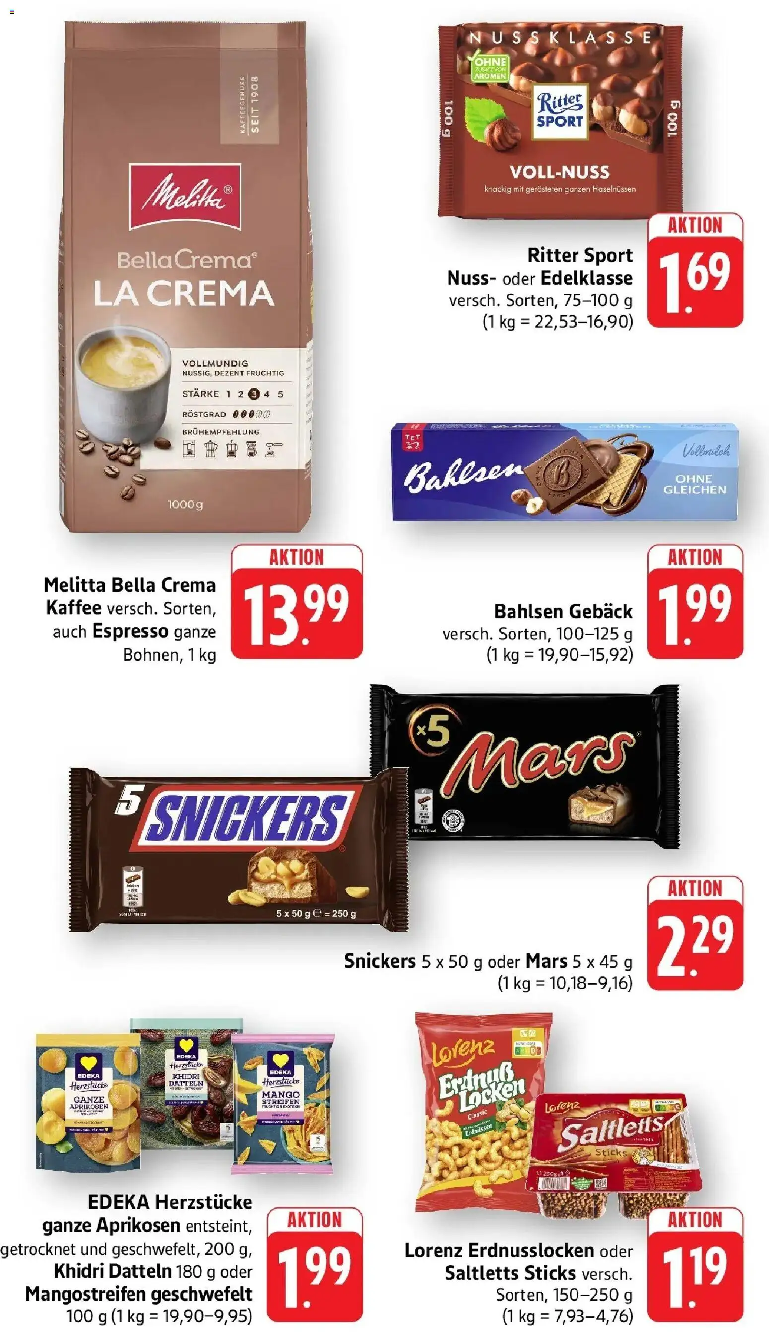 nah & gut Prospekt Sinsheim – gültig ab 27.07.2026 | Seite: 6 | Produkte: Kaffee, Ritter sport, Mars, Mango