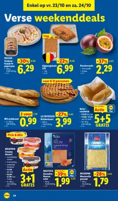 Boter-sandwich, Boter-sandwich, 10 x 45 g - Voorbeeld van een folder van Lidl, geldig van 19/10/2026 | Pagina: 34