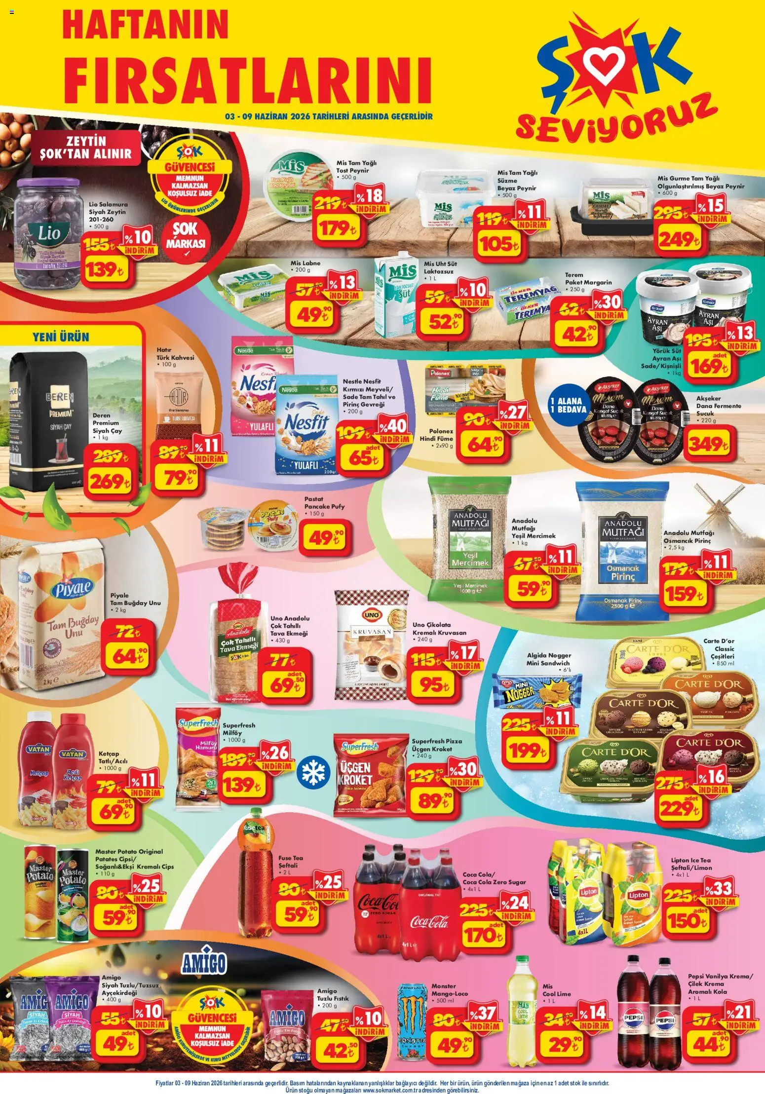 Şok Market Katalog - 03.06.2026 tarihinden itibaren geçerlidir | Sayfa: 1