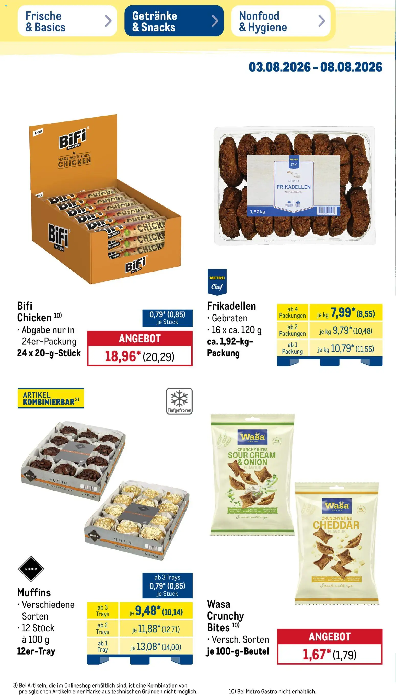 Metro Prospekt – gültig ab 03.08.2026 | Seite: 36 | Produkte: Bifi