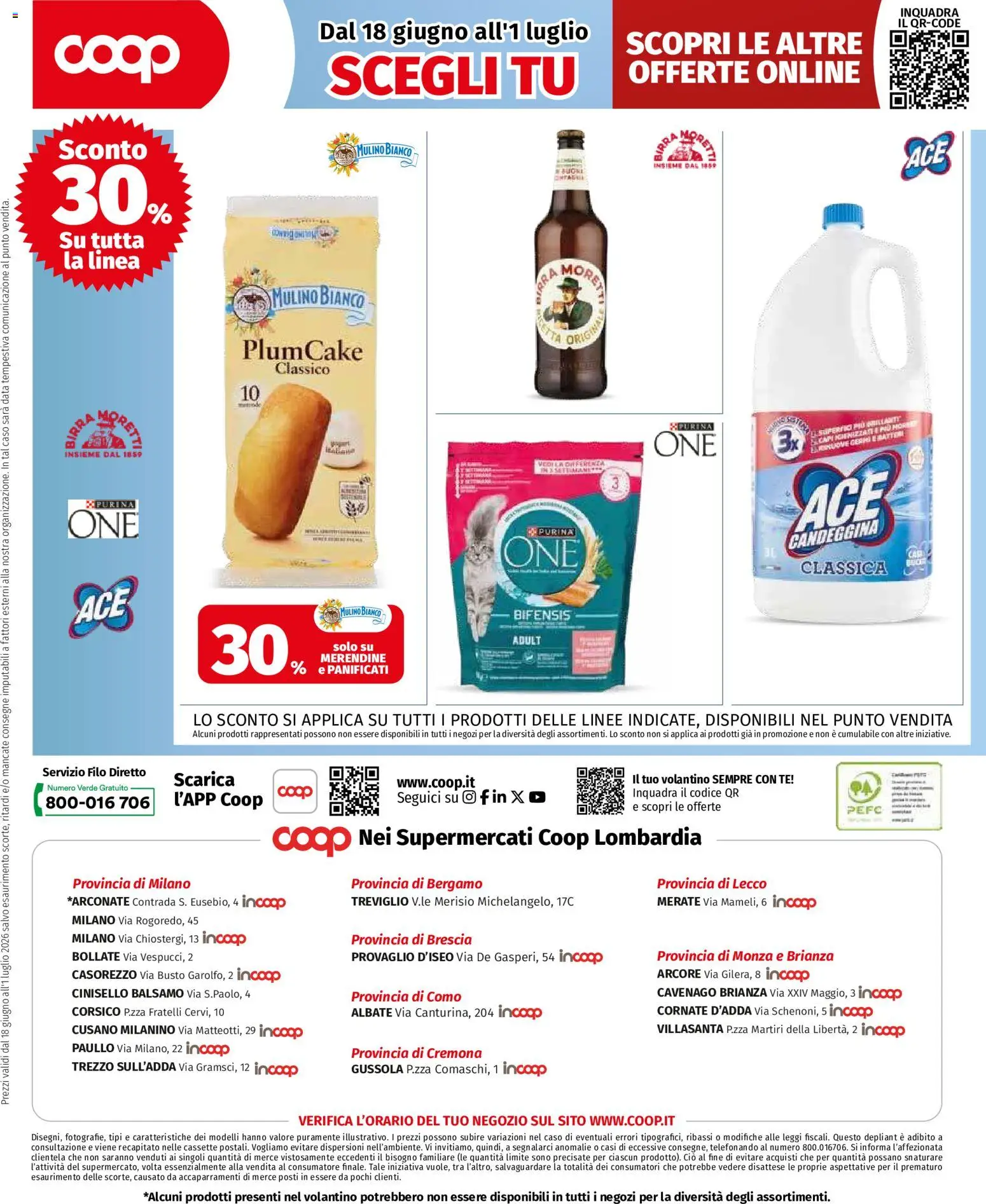 Volantino COOP del 18.06.2026 | Pagina: 4 | Prodotti: Balsamo, Data, Plumcake, Merendine