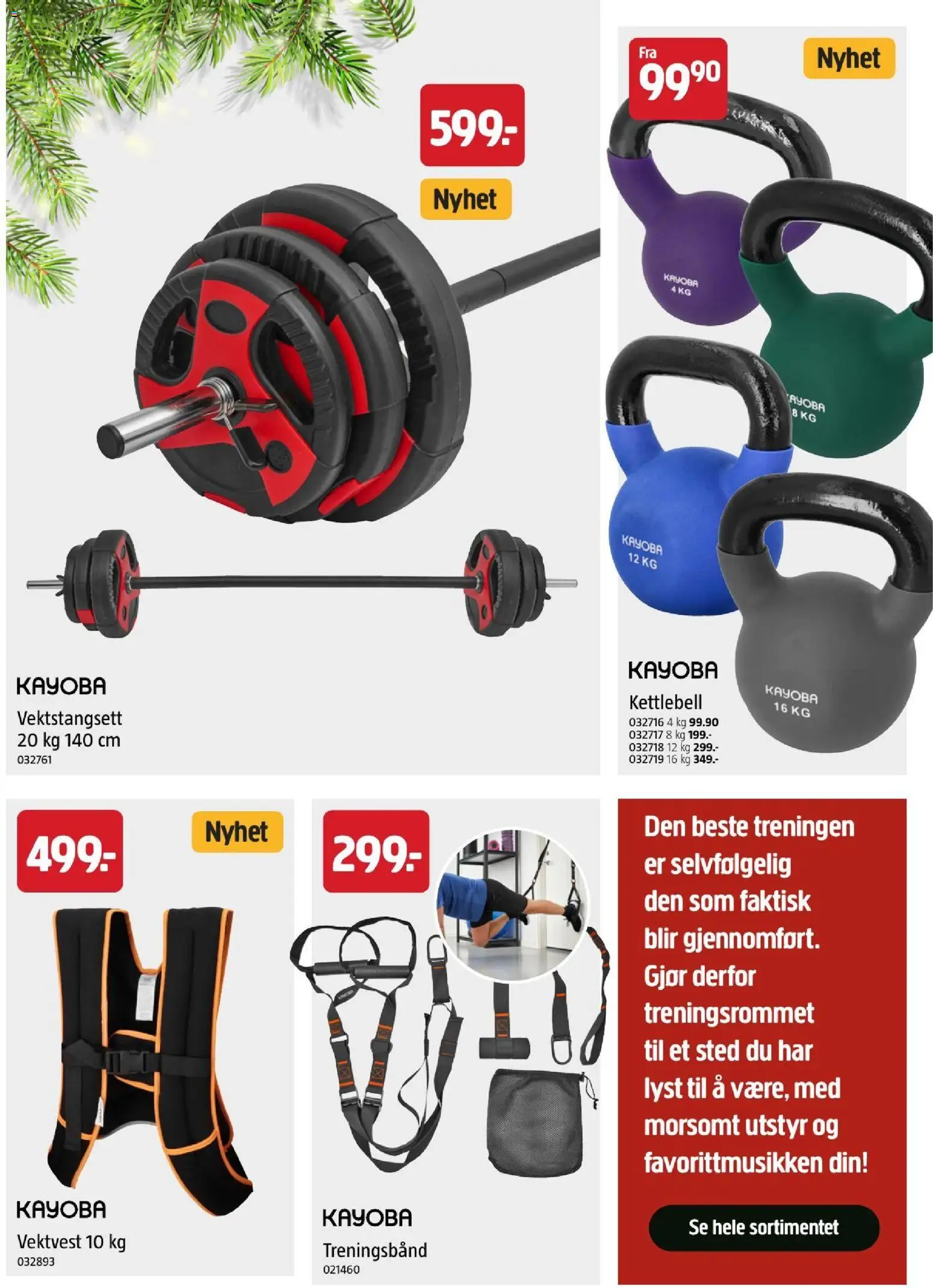 {H1} | Side: 57 | Produkter: Vektvest, Kettlebell