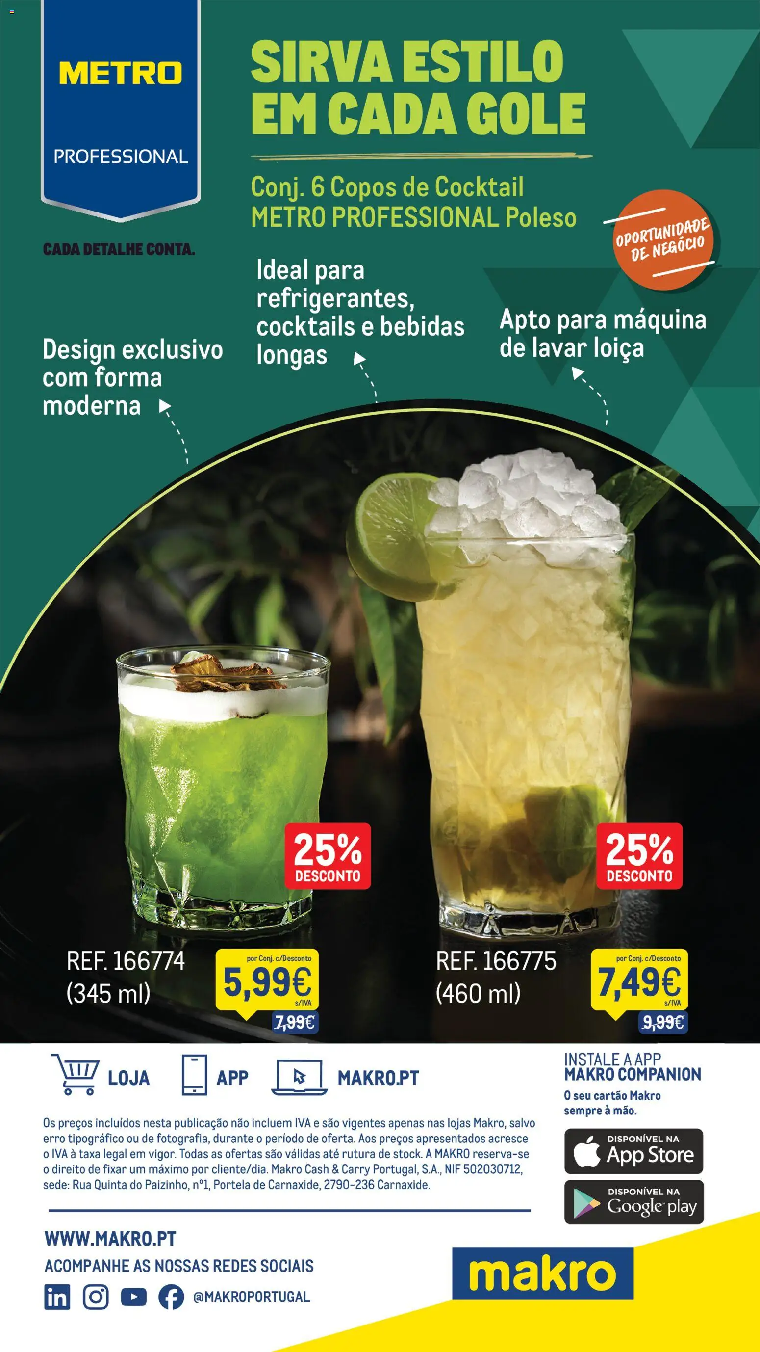 Makro folheto │ válido de 08/09/2026 | Página: 20 | Produtos: Copos, Bebidas, Cocktails