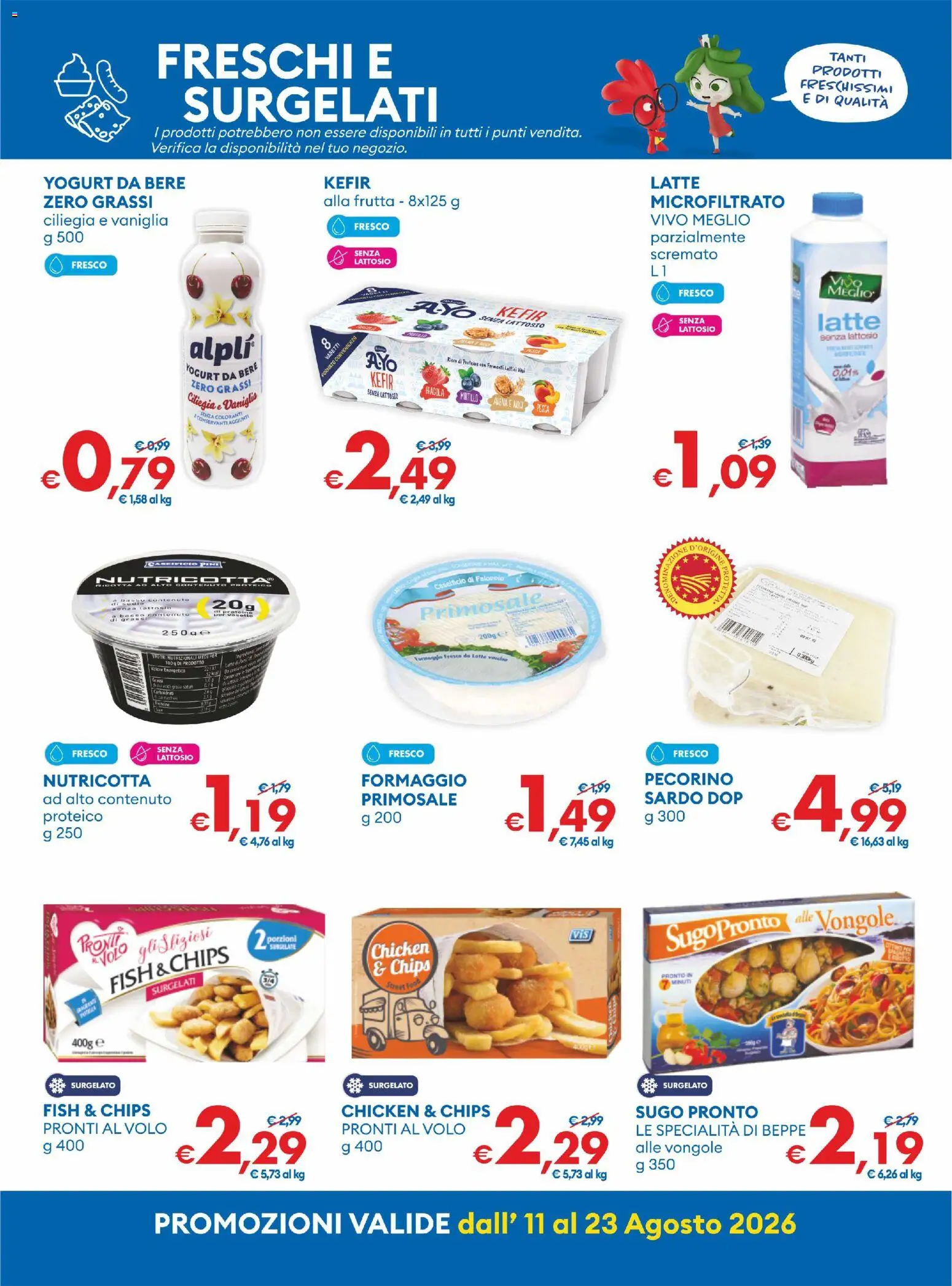 Volantino MD Discount del 11/08/2026 | Pagina: 18 | Prodotti: Frutta, Latte, Formaggio, Noci
