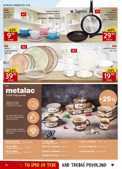 Konzum Katalog - Pregled kataloga iz trgovine Konzum, vrijedi od 29.07.2026 | Stranica: 30 | Proizvodi: Tognana, Dzezva, Tava, Lonac