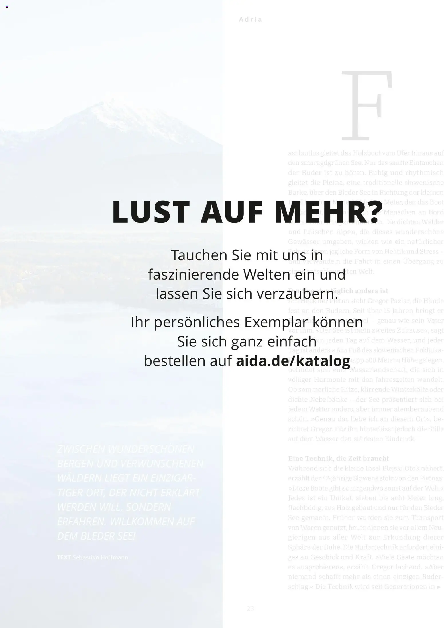 Aida Magazin – gültig ab 05.06.2026 | Seite: 23 | Produkte: Wasser