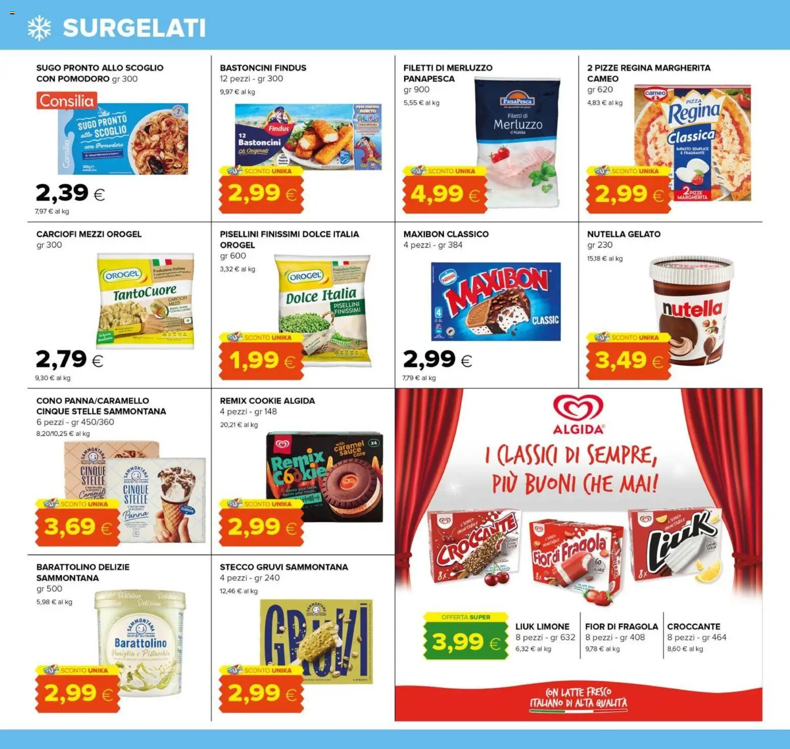 Volantino Oasi del 21.05.2026 | Pagina: 18 | Prodotti: Panna, Pomodoro, Latte, Sugo
