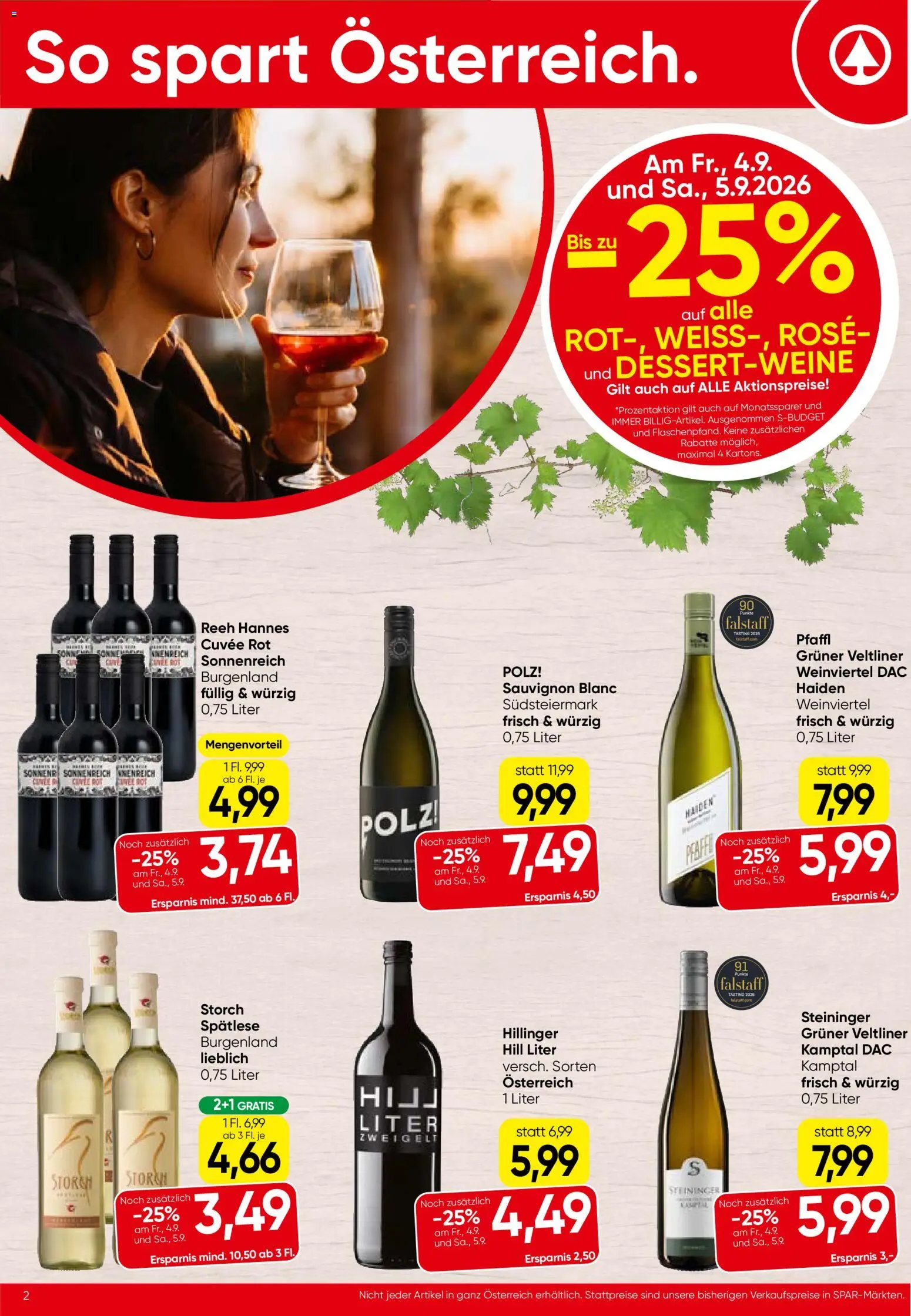 Spar - Flugblatt gültig ab 03.09.2026 | Seite: 2