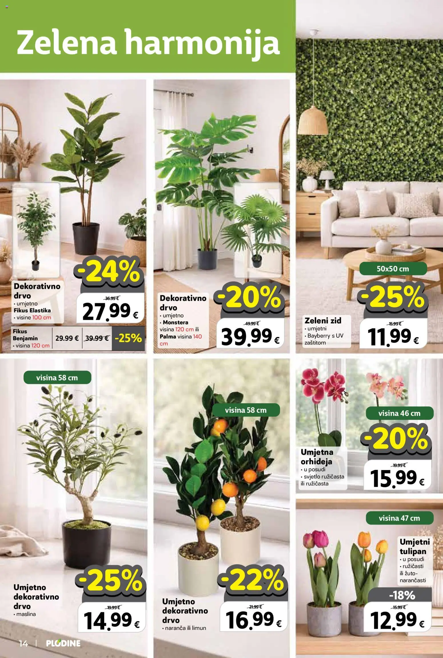 Plodine katalog | vrijedi od 11.03.2026 | Stranica: 14 | Proizvodi: Orhideja, Limun
