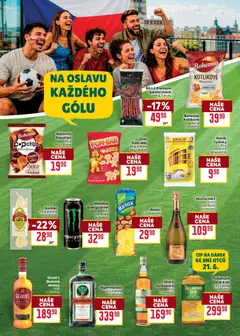 Náhled letáku Billa Velký leták od 17.06.2026 | Strana: 24 | Produkty: Jägermeister, Whiskey, Mucha sekt, Energy drink