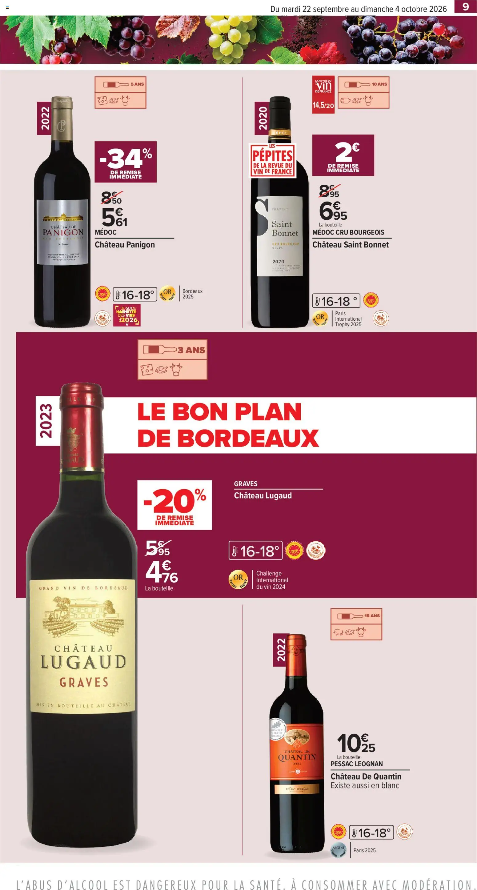 {H1} | Page: 9 | Produits: Bonnet, Bouteille, Vin