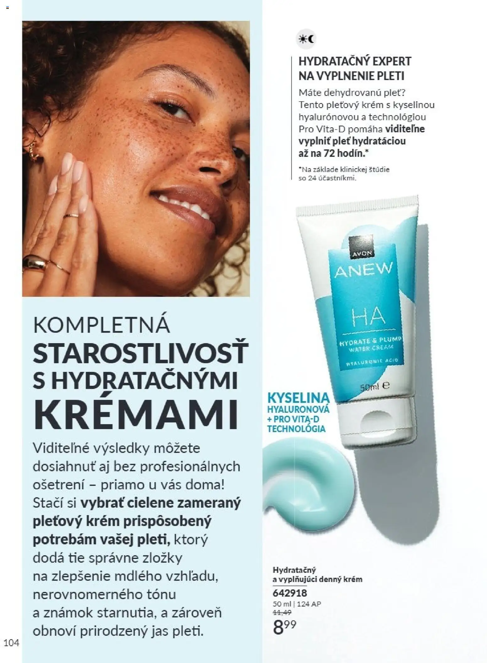 Nové Avon akcie – leták je platný od 01.08.2026 | Strana: 104 | Produkty: Krém