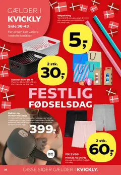 Kvickly - Tilbudsavis uge 20 gyldig fra 15.05.2026 | Side: 38 | Produkter: Kurv, Shorts