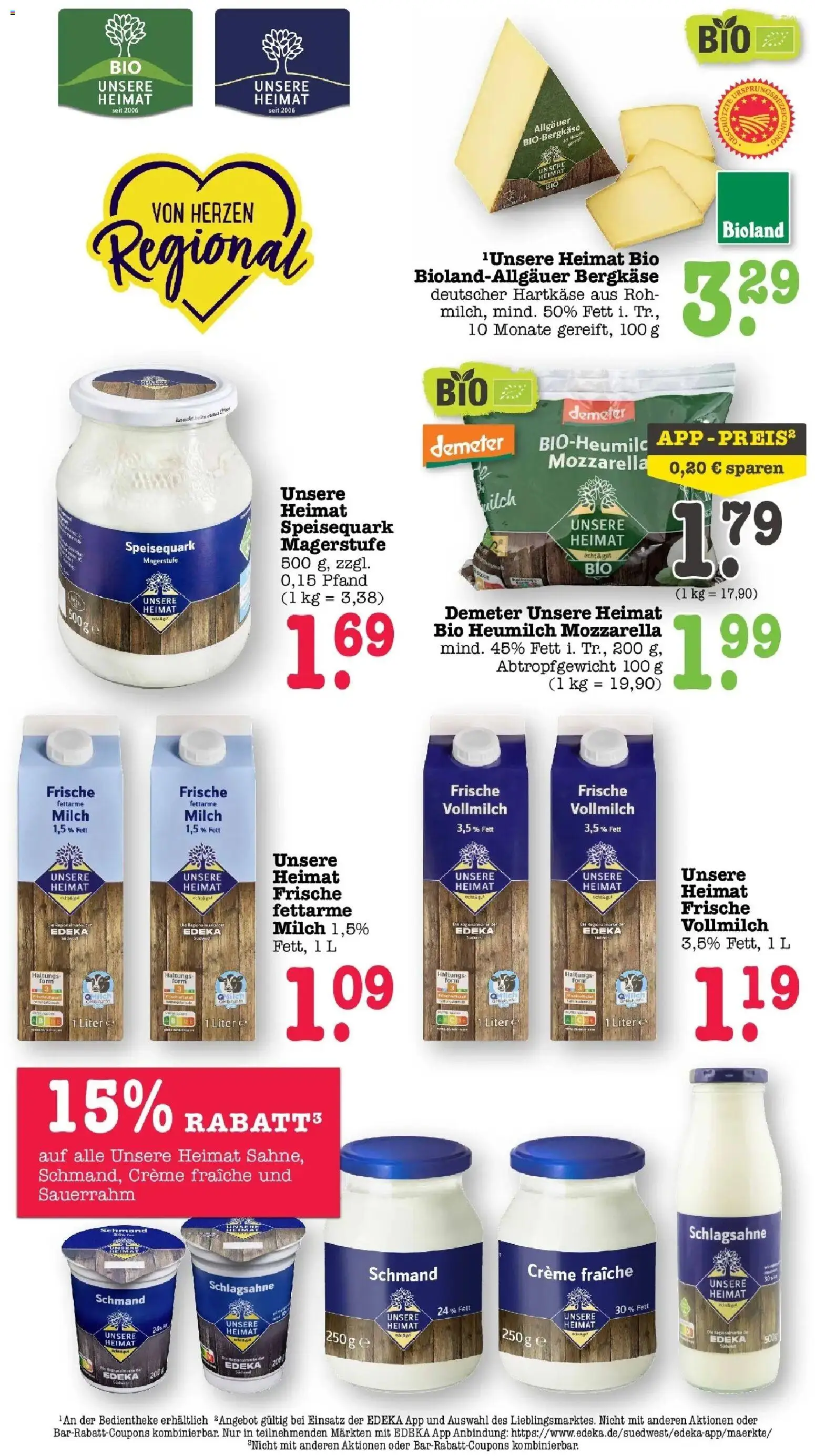 Marktkauf Prospekt Wörth Am Rhein (ab 07.09.2026) » Angebote online | Seite: 19 | Produkte: Schlagsahne, Milch, Milch 1,5%, Creme