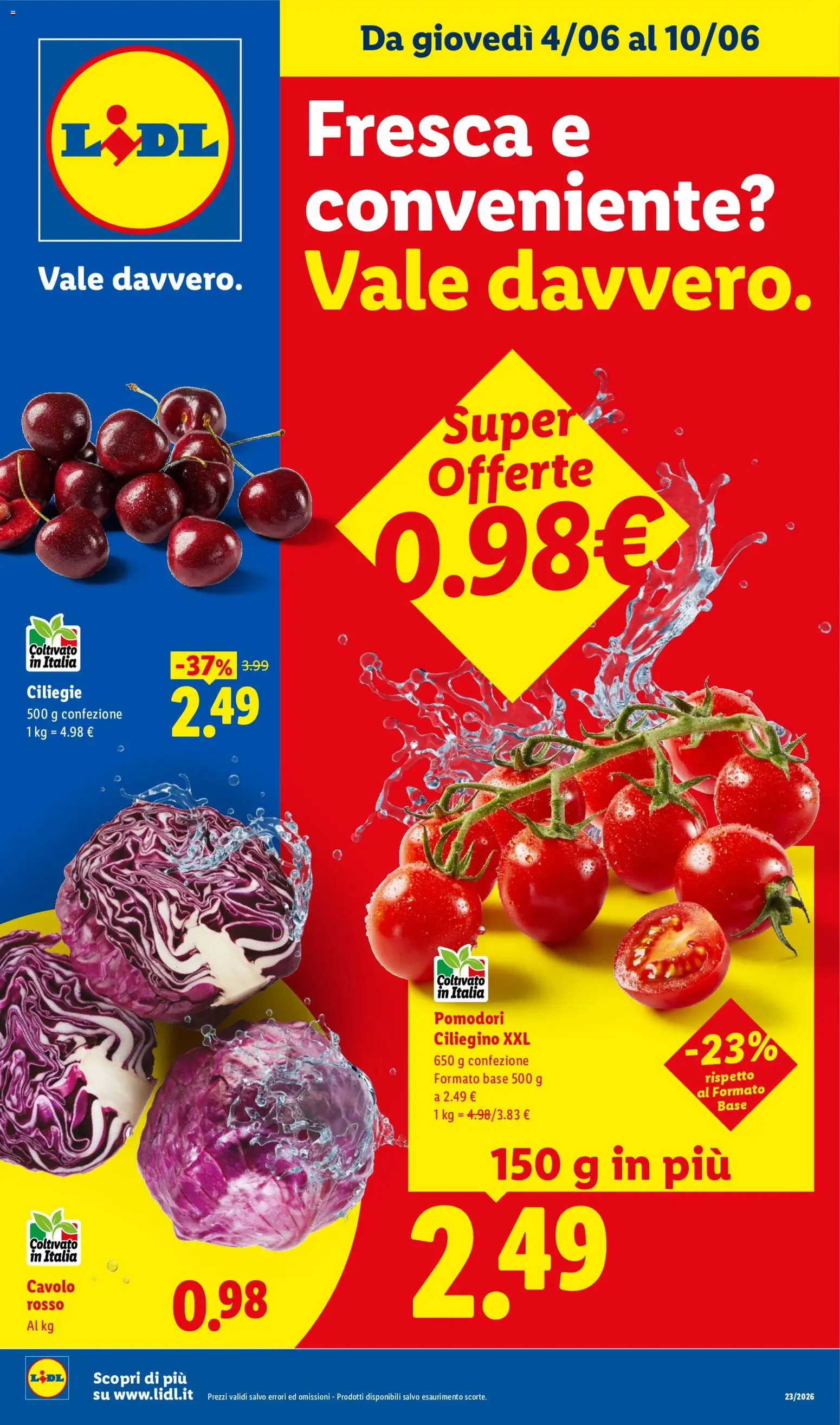Volantino Lidl del 04.06.2026 | Pagina: 1