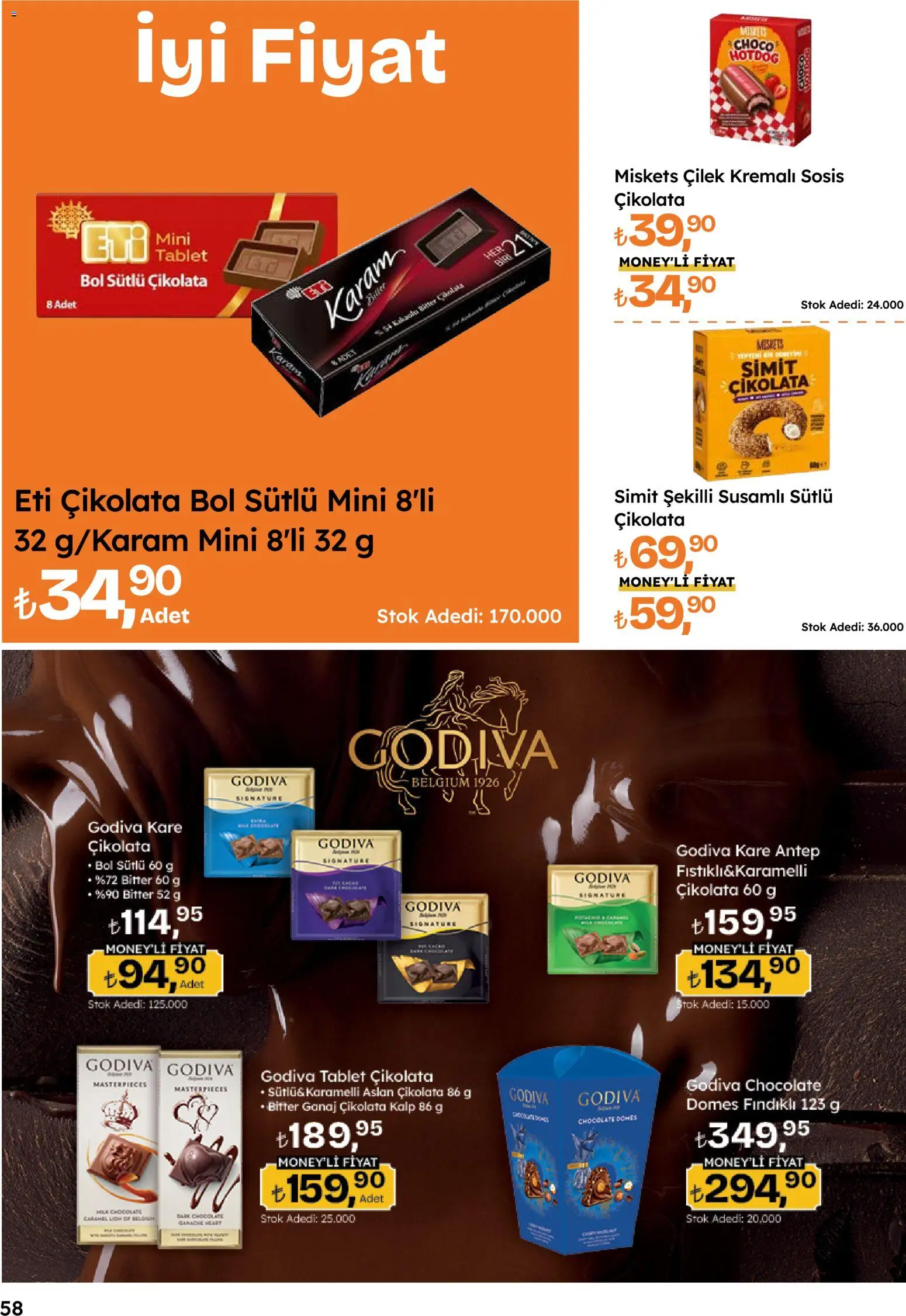 Migros Katalog - 5M Migroskop Dijital - 08 Ekim 2026 tarihinden itibaren geçerlidir | Sayfa: 58 | Ürünler: Çikolata, Simit, Tablet çikolata, Tablet