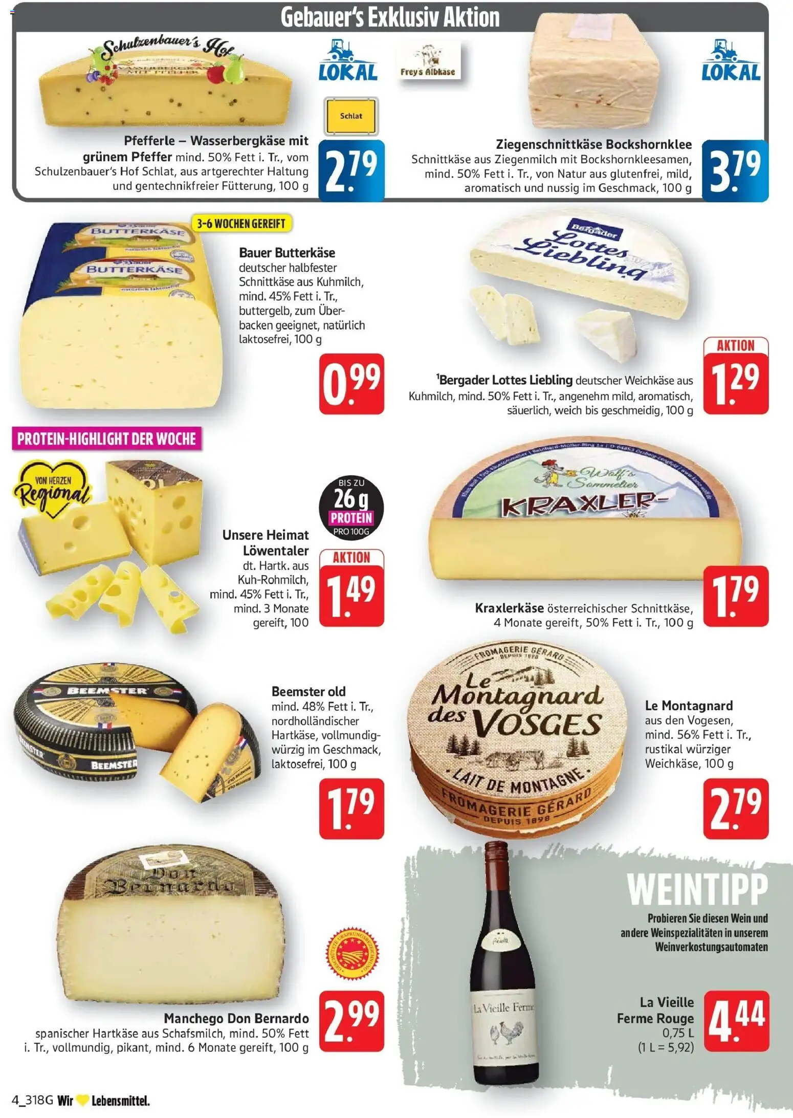 Edeka Prospekt Geislingen (ab 24.08.2026) » Angebote Online | Seite: 4 | Produkte: Rouge, Pfeffer, Wein