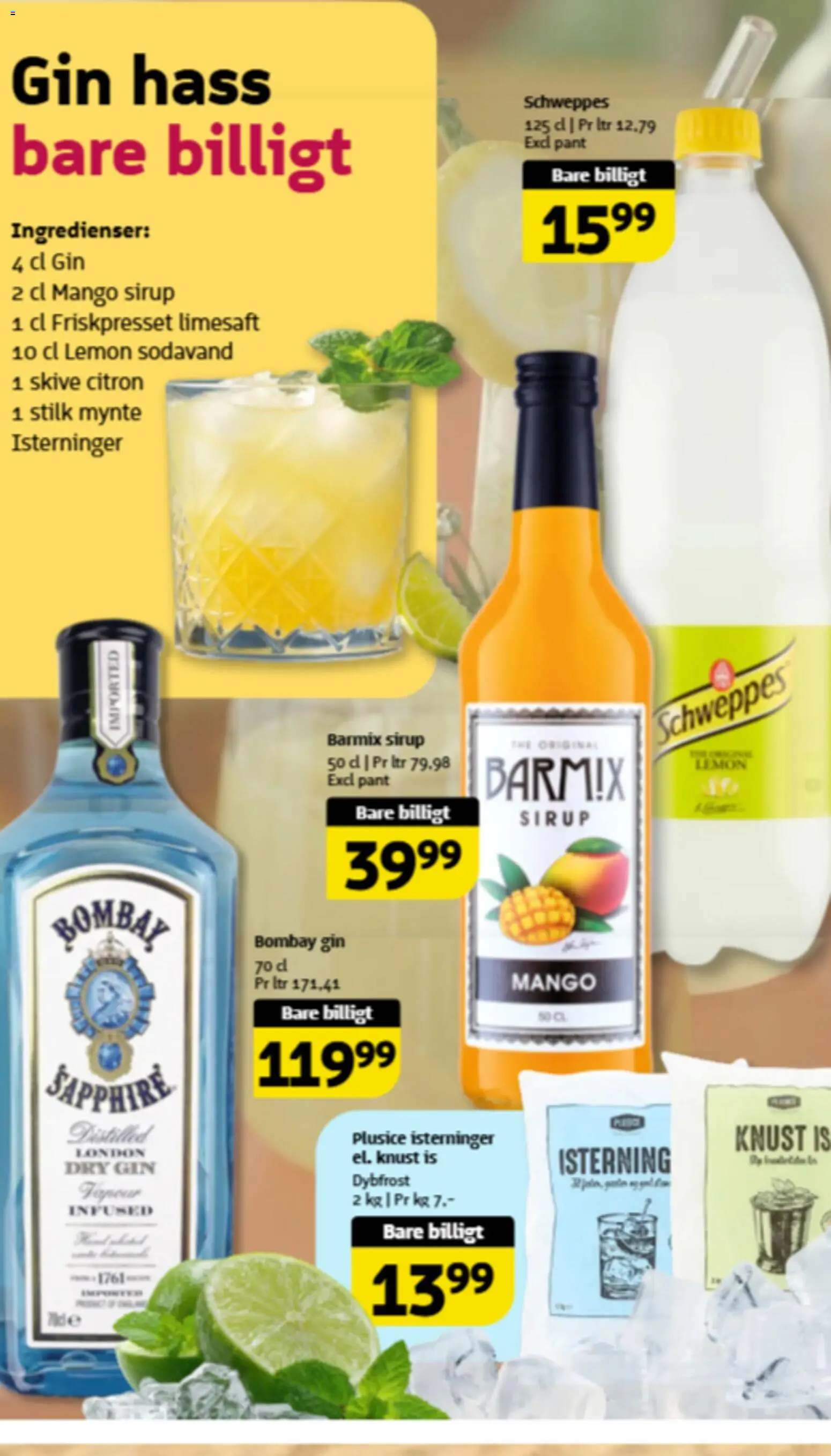 Løvbjerg tilbudsavis – gyldig fra 22.05.2026 | Side: 5 | Produkter: Gin, Is, Cachaça, Mynte