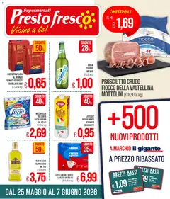 Anteprima del volantino Presto Fresco volantino valido a partire dal 25.05.2026