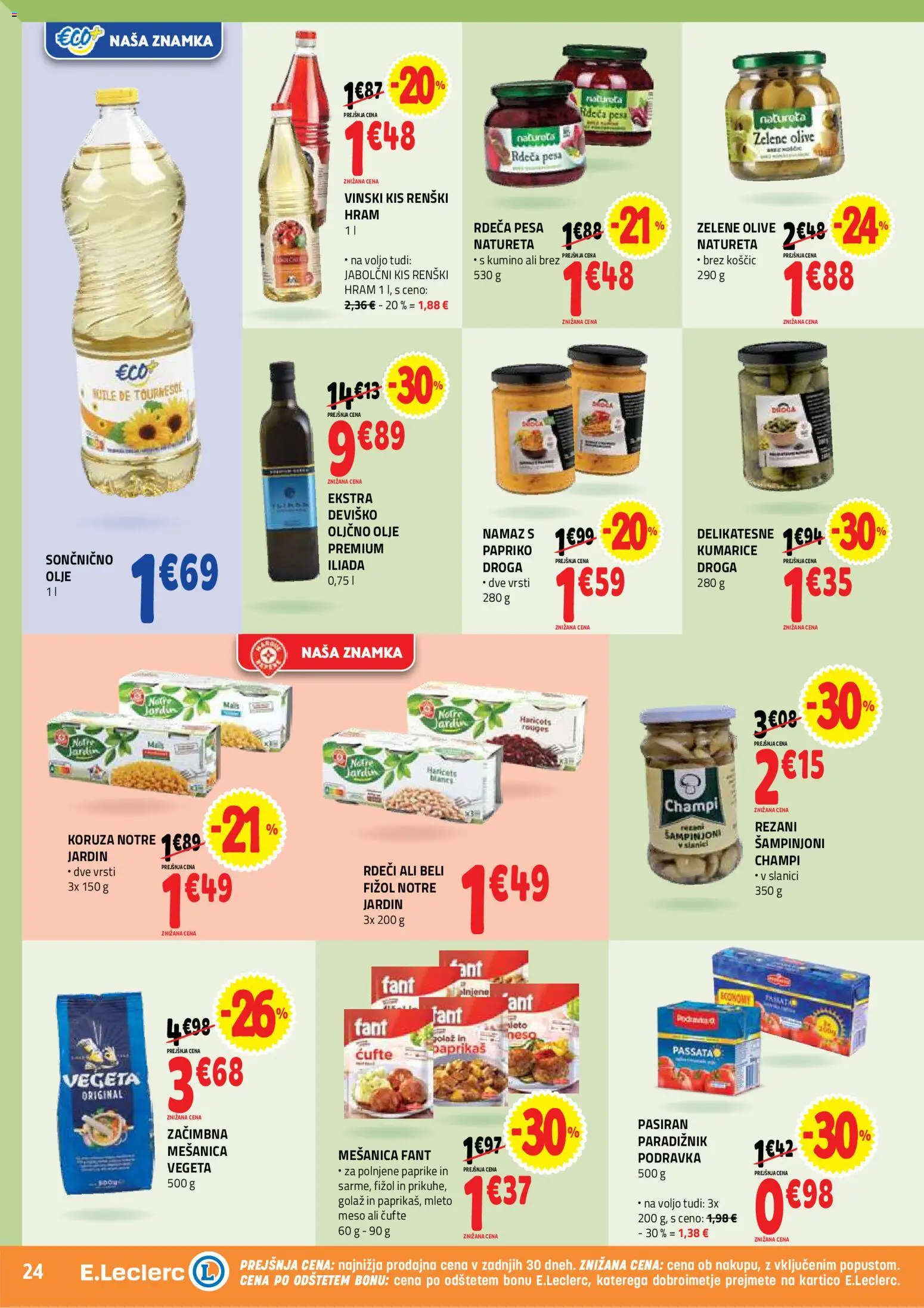 Novi E.leclerc katalog ponudbe – veljaven od 24.06.2026 | Stran: 24