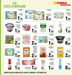 Anteprima del volantino SAVOIARDI, SAVOIARDI CONAD ALIMENTUM senza glutine 200g valido a partire dal 26/08/2026 | Pagina: 12