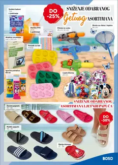 Boso Katalog - Pregled kataloga iz trgovine Boso, vrijedi od 04.06.2026 | Stranica: 15 | Proizvodi: Lopta, Papuče