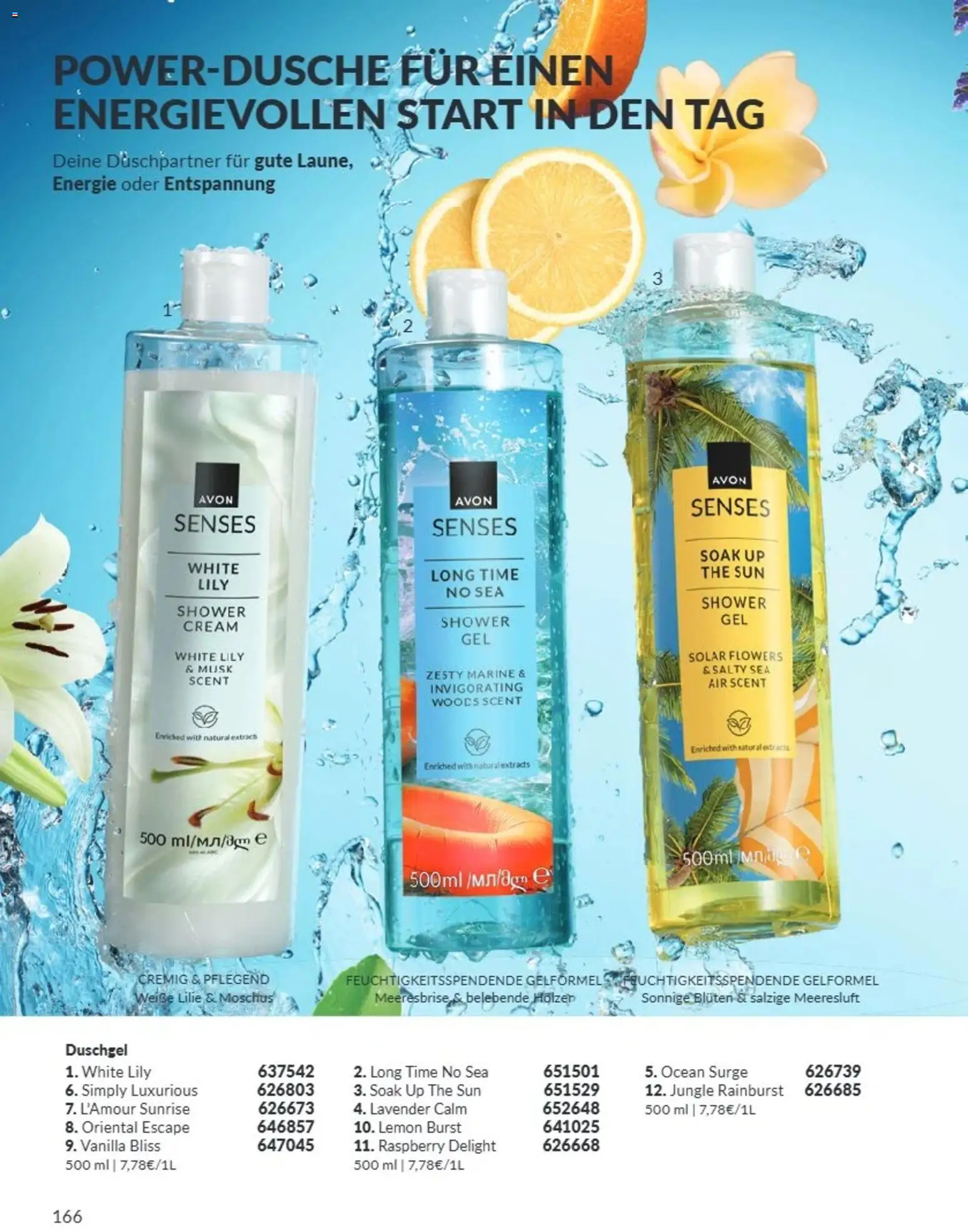 AVON Katalog August 2026 – gültig ab 08.08.2026 | Seite: 166 | Produkte: Duschgel