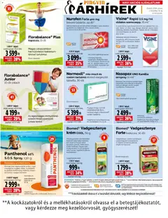 Pingvin Patika akciós újság - amely érvényes a következő dátumtól: 2026.07.01. | Oldal: 8 | Termékek: Bor