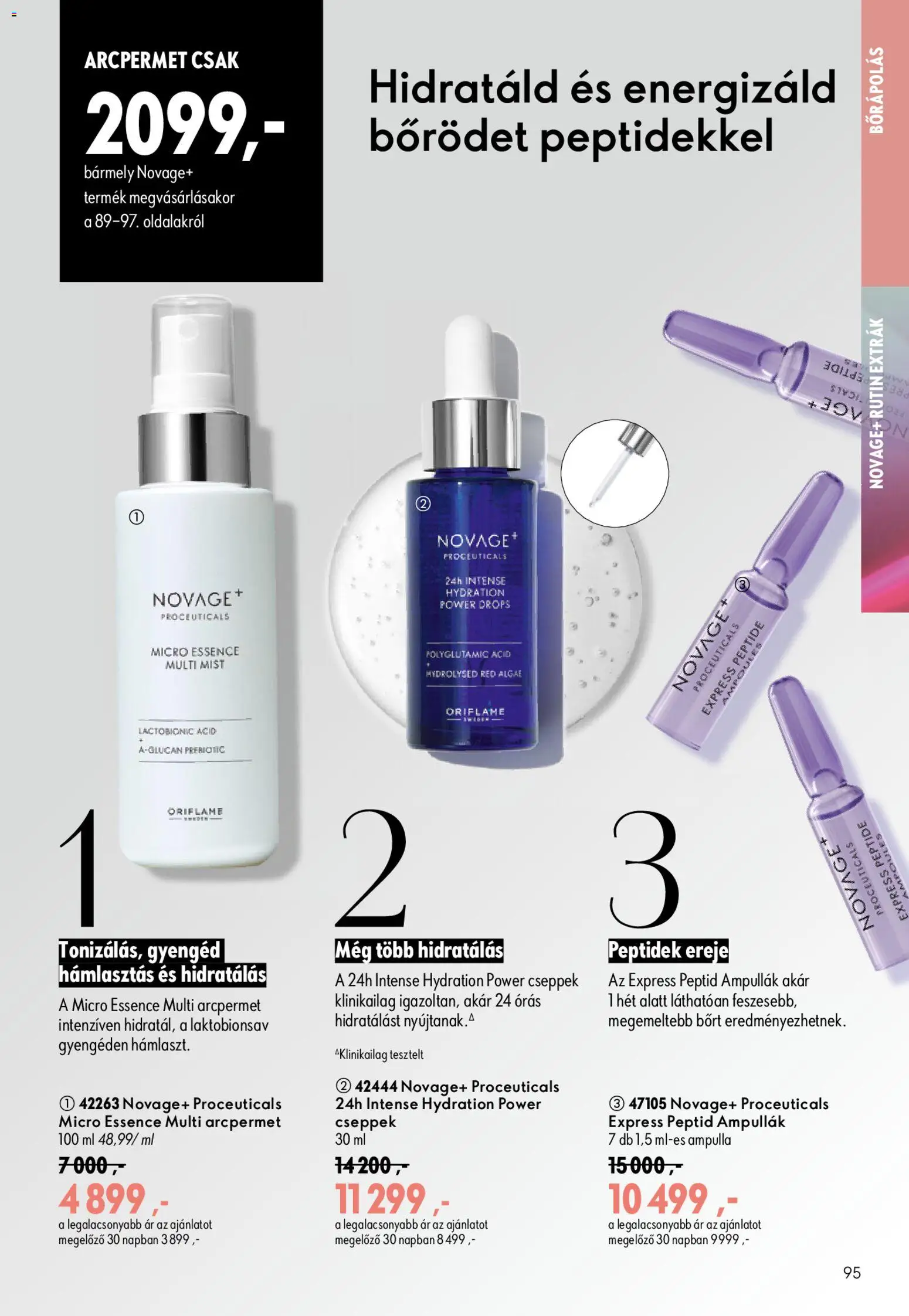 Oriflame akciós ujság - amely érvényes a következő dátumtól: 2026.08.19. | Oldal: 95