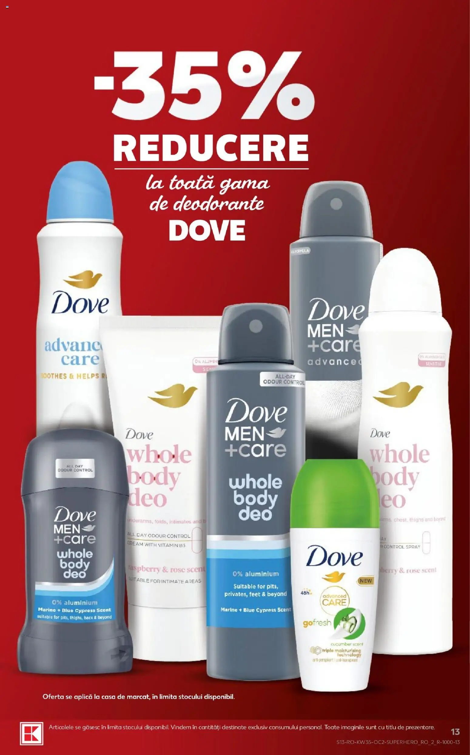 Noul catalog Kaufland – valabil de la 26.08.2026 | Pagină: 13 | Produse: Aplică, Body