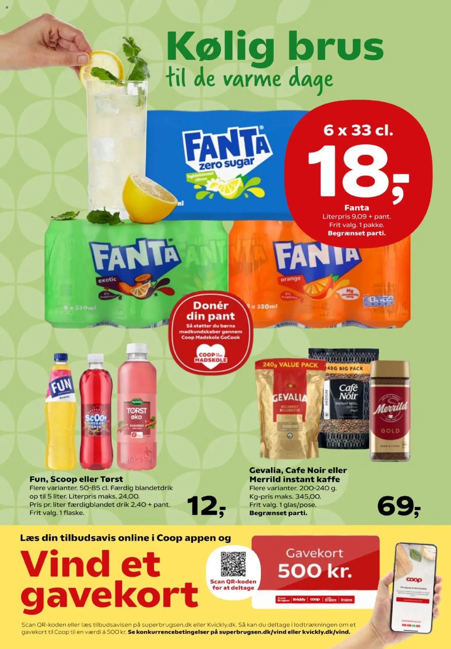 Kvickly tilbudsavis – gyldig fra 04.06.2026 | Side: 36 | Produkter: Kaffe, Fanta, Instant Kaffe