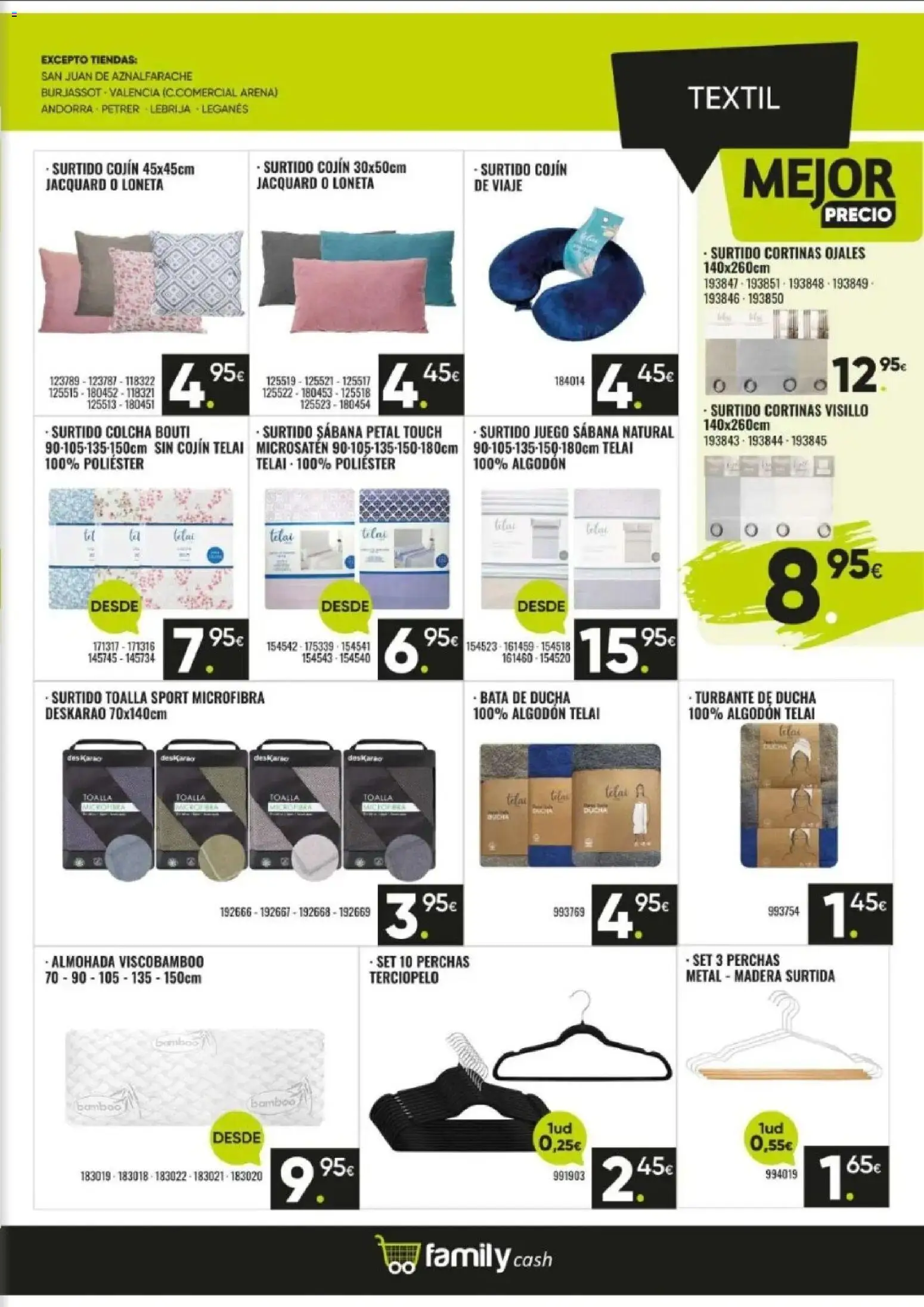 Family Cash folleto │ válido desde el 11.05.2026 | Página: 14 | Productos: Almohada, Cojín, Colcha, Ducha