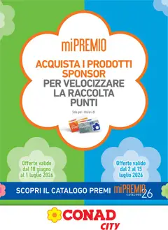 Anteprima del volantino Conad volantino City Mi Premio Piemonte valido a partire dal 18.06.2026