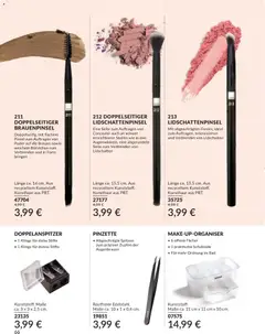AVON Katalog Mai 2026 ab 01.05.2026 gültig | Seite: 80 | Produkte: Concealer, Pinsel, Lidschatten, Pinzette
