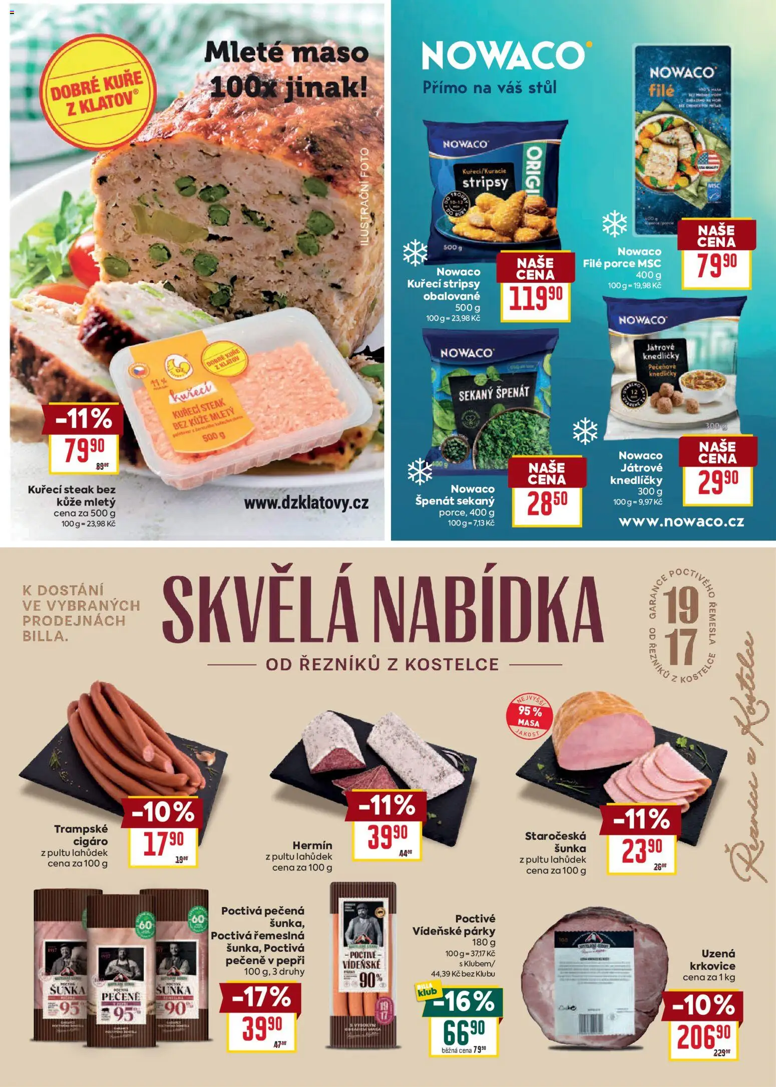Billa leták - Vaše oblíbené značky od 12.08.2026 | Strana: 5 | Produkty: Mleté maso, Stůl, Krkovice, Kuřecí stripsy