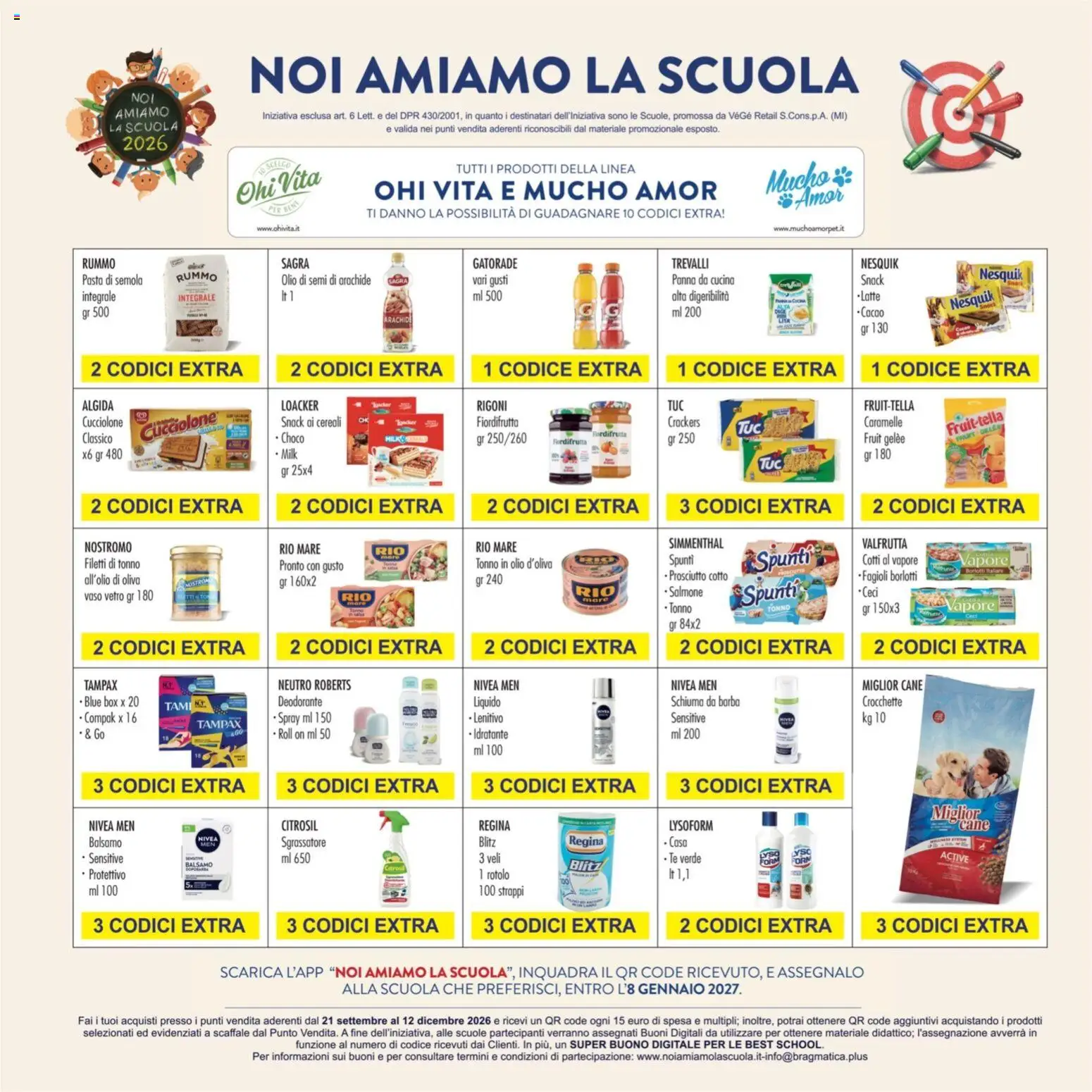 Volantino MerSi Supermercati del 23/09/2026 | Pagina: 13 | Prodotti: Sgrassatore, Fagioli, Pasta di semola, Crocchette