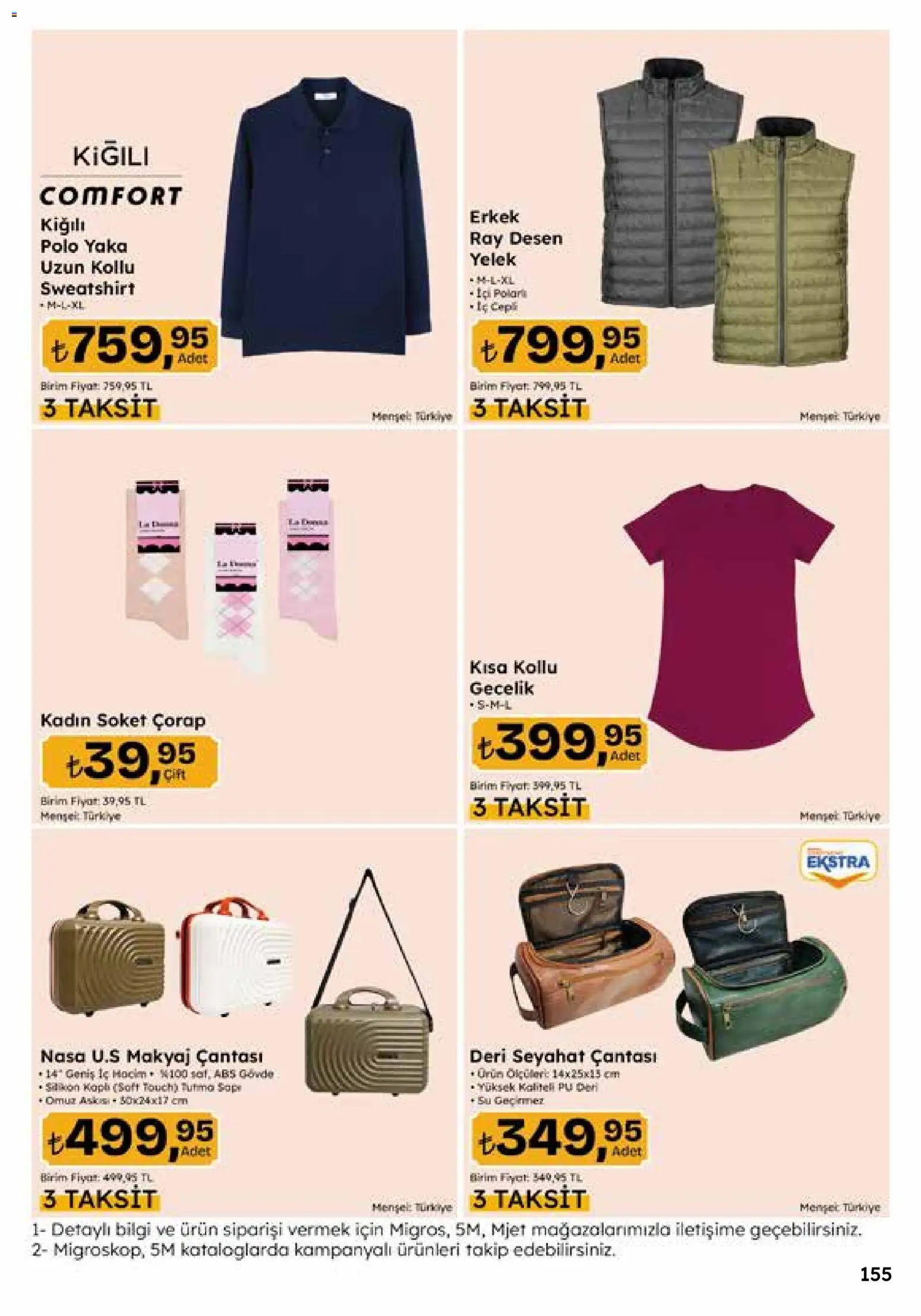 Migros Katalog - Migroskop - 10 Eylül 2026 tarihinden itibaren geçerlidir | Sayfa: 155