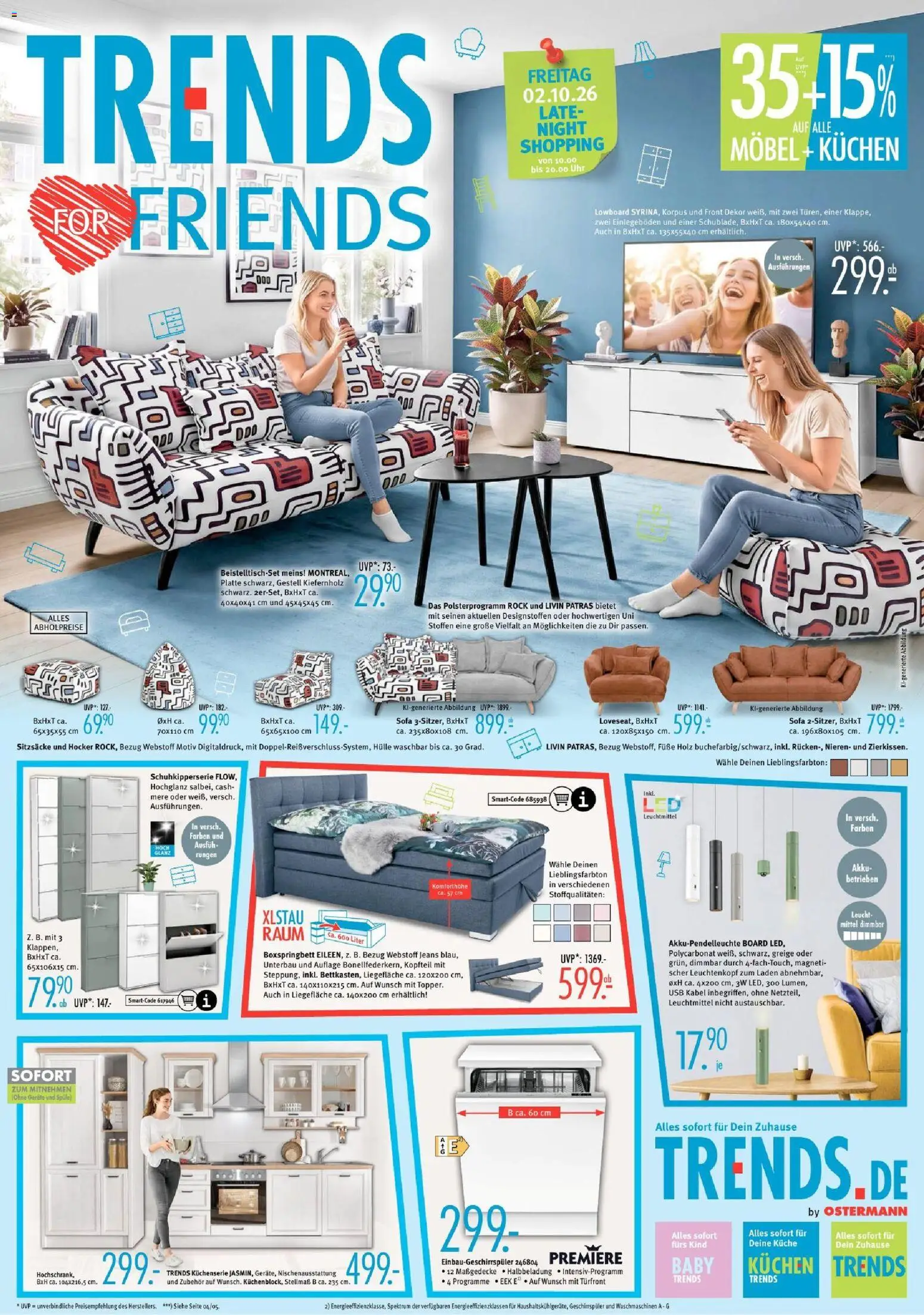Trends Prospekt – gültig ab 26.09.2026 | Seite: 1 | Produkte: Kabel, Hülle, Küche, Uhr