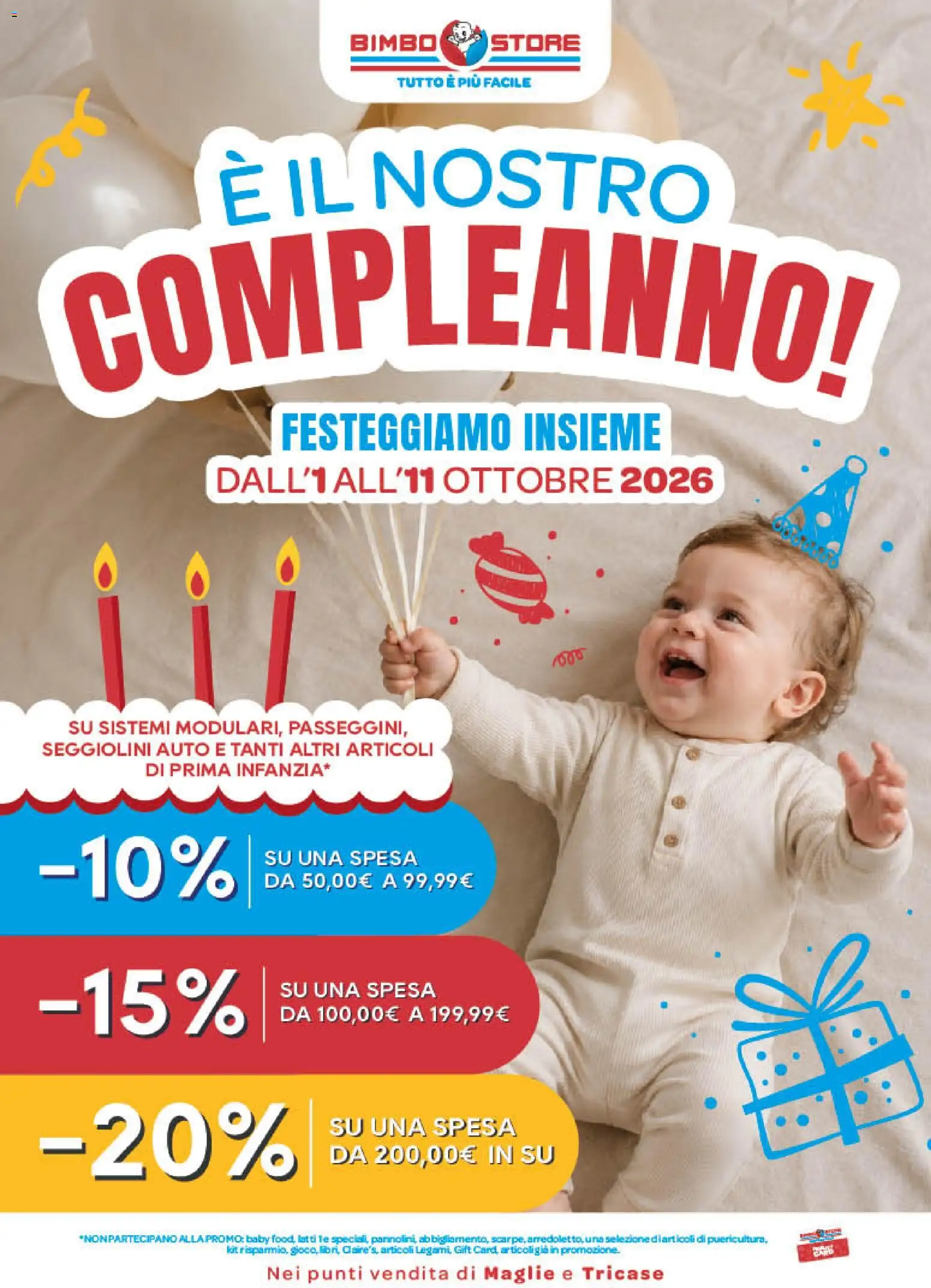 Volantino Bimbo store del 01/10/2026 | Pagina: 1