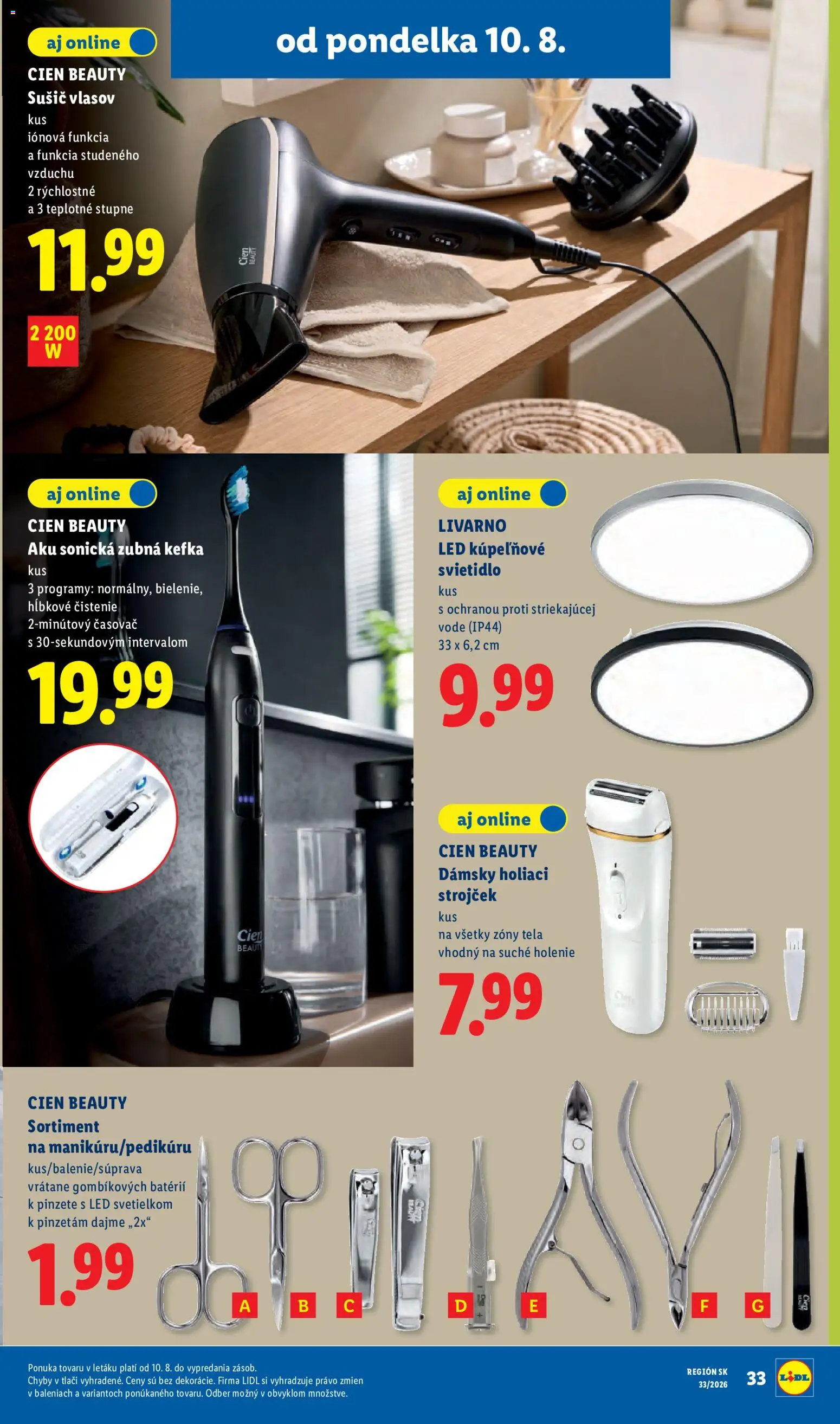 Nové Lidl akcie – leták je platný od 10.08.2026 | Strana: 45