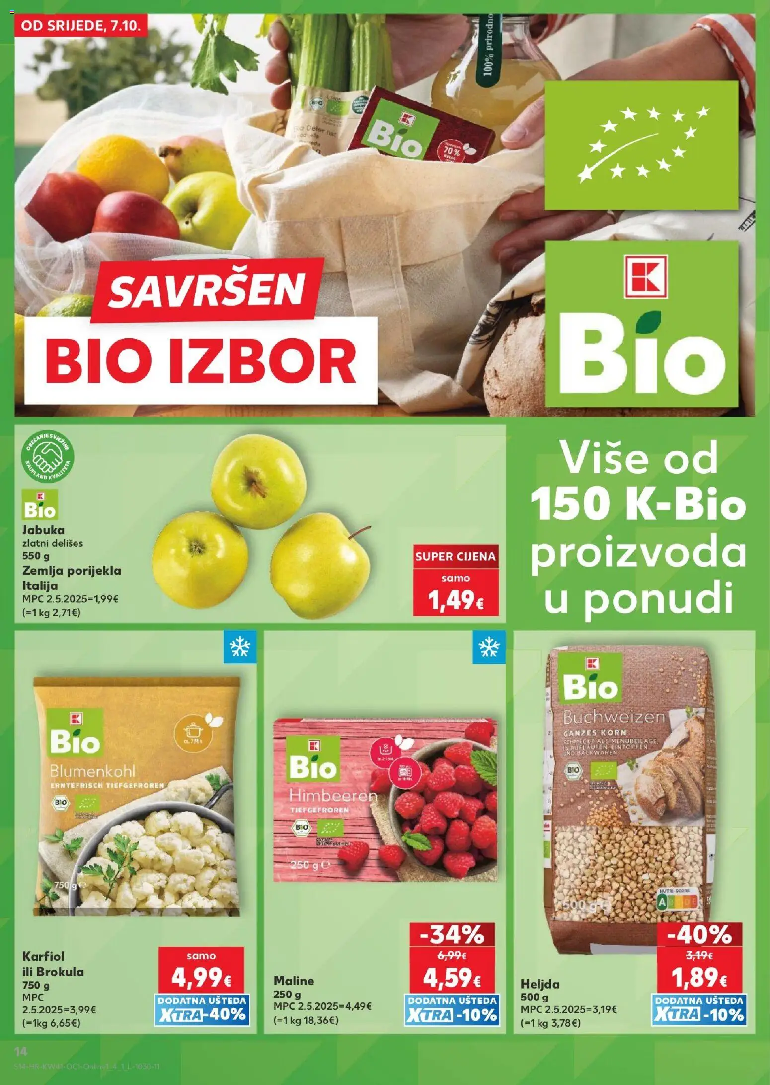 Kaufland katalog | vrijedi od 07.10.2026 | Stranica: 14 | Proizvodi: Zemlja, List, Maline, Jabuka