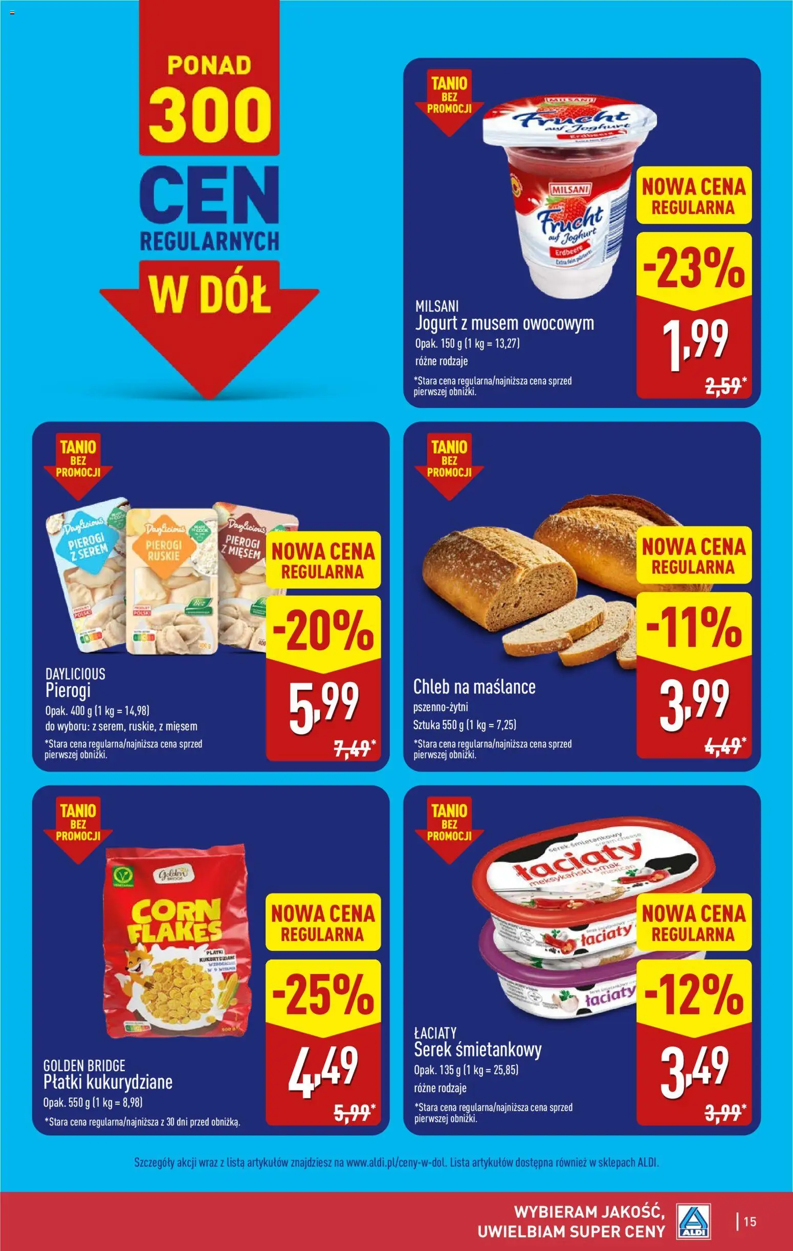 Aldi Polsko leták od 12.10.2026 | Strana: 15 | Produkty: Jogurt, Chléb