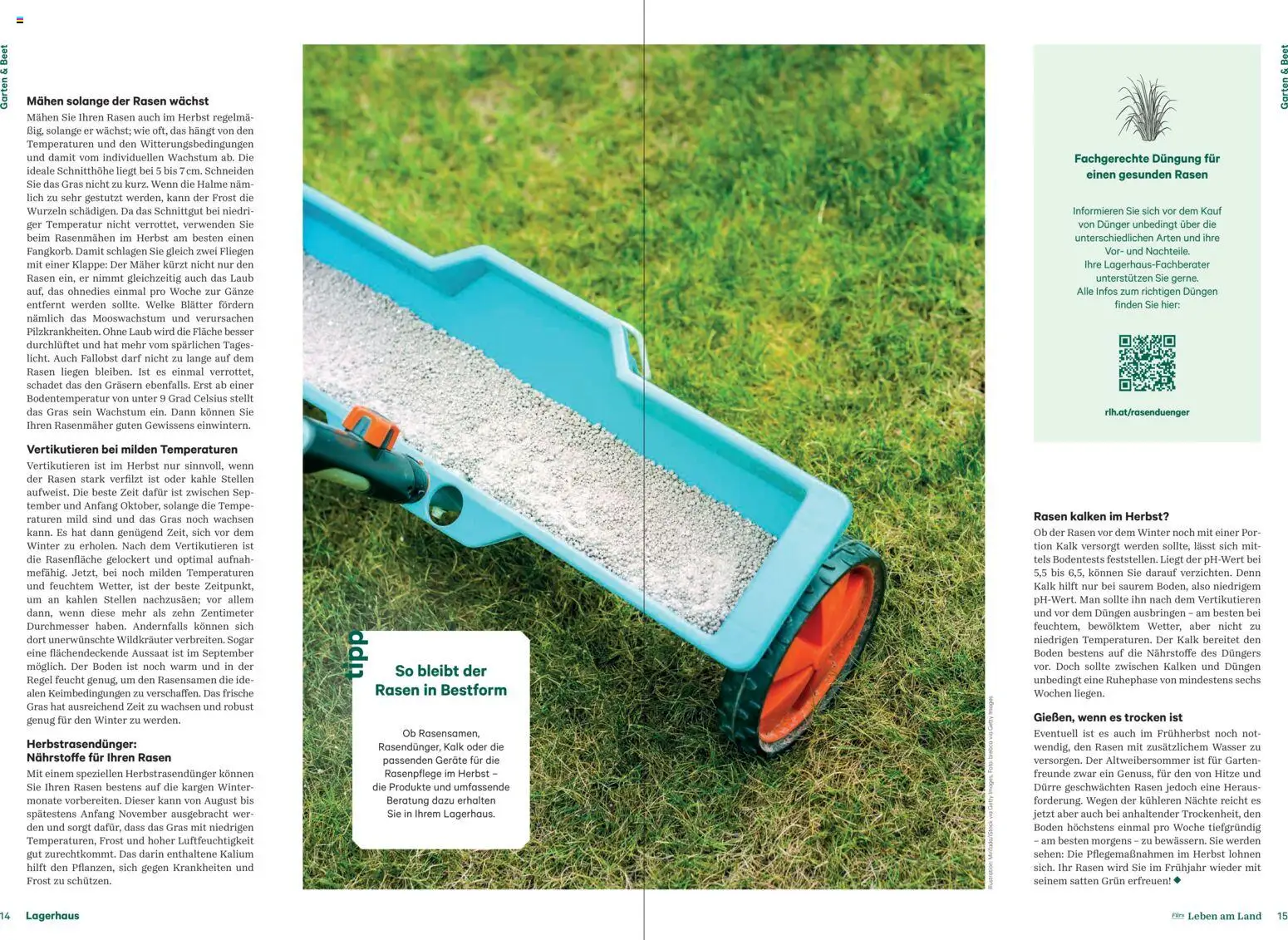 Lagerhaus Fürs Leben am Land Herbst 2026 gültig ab 01.08.2026 | Seite: 8 | Produkte: Wasser, Rasenmäher