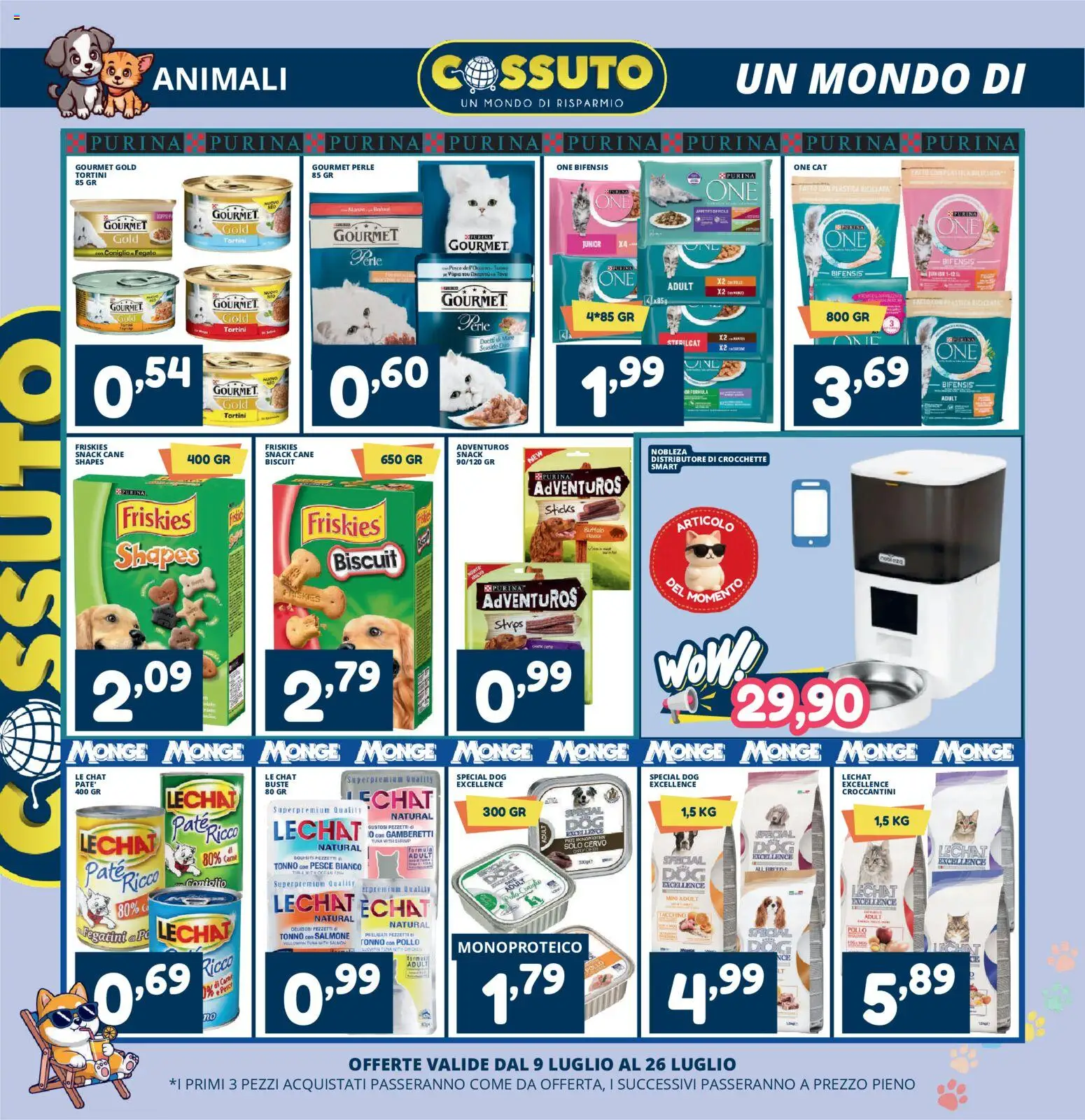Volantino Cossuto del 09/07/2026 | Pagina: 8 | Prodotti: Paté, Pollo, Tonno, Gamberetti
