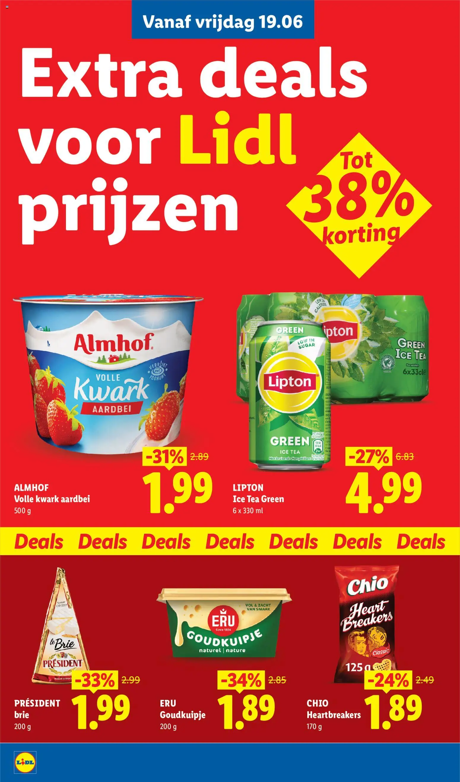 {H1} | Pagina: 43 | Producten: Snacks, Yoghurt, Kwark, Aardbei