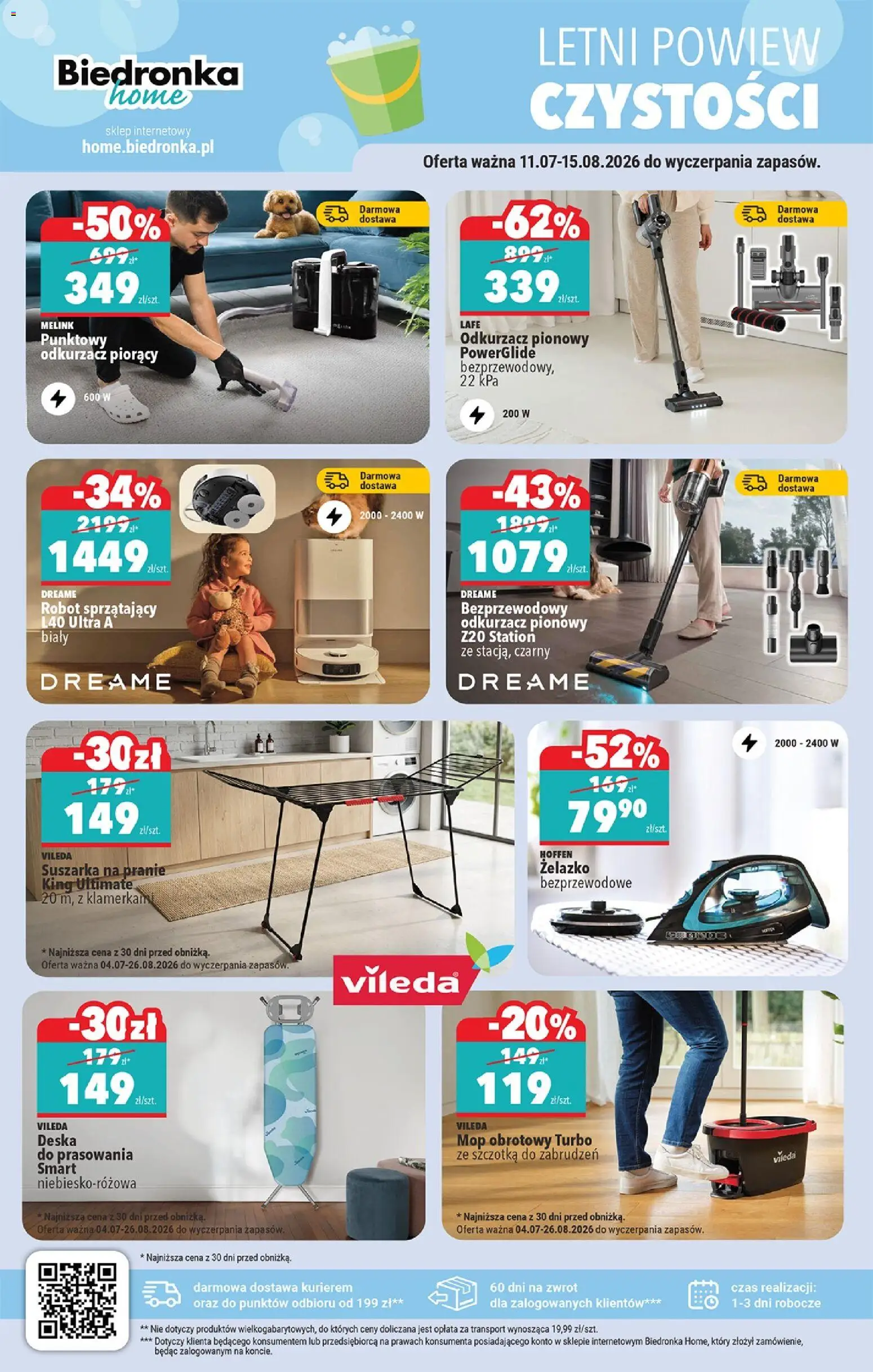 Biedronka Polsko leták - Hity i inspiracje od 13.07.2026 | Strana: 46 | Produkty: Mop, Robot